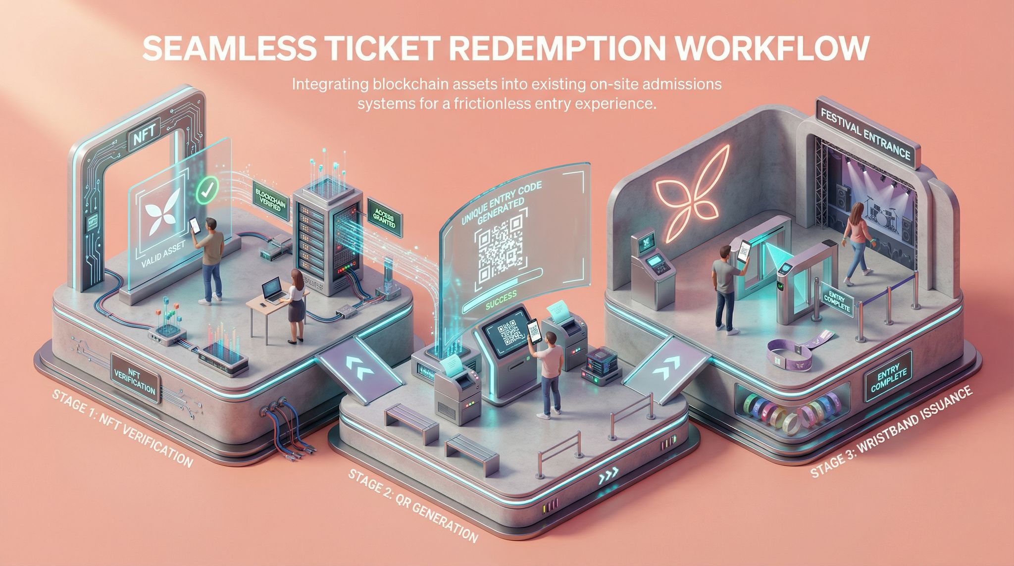 Seamless Ticket Redemption Workflow