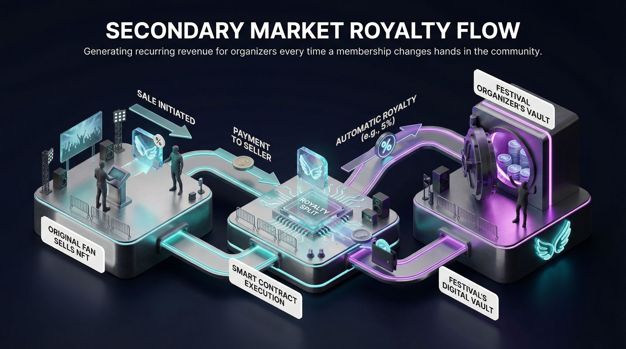 Secondary Market Royalty Flow