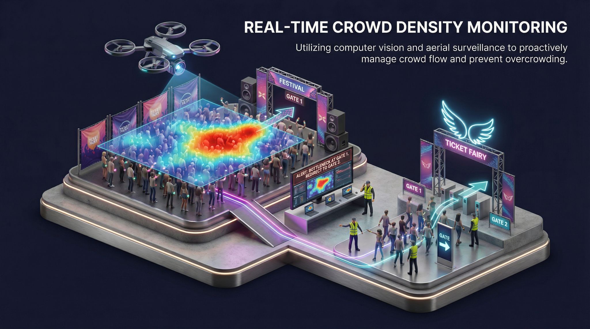 Real-Time Crowd Density Monitoring