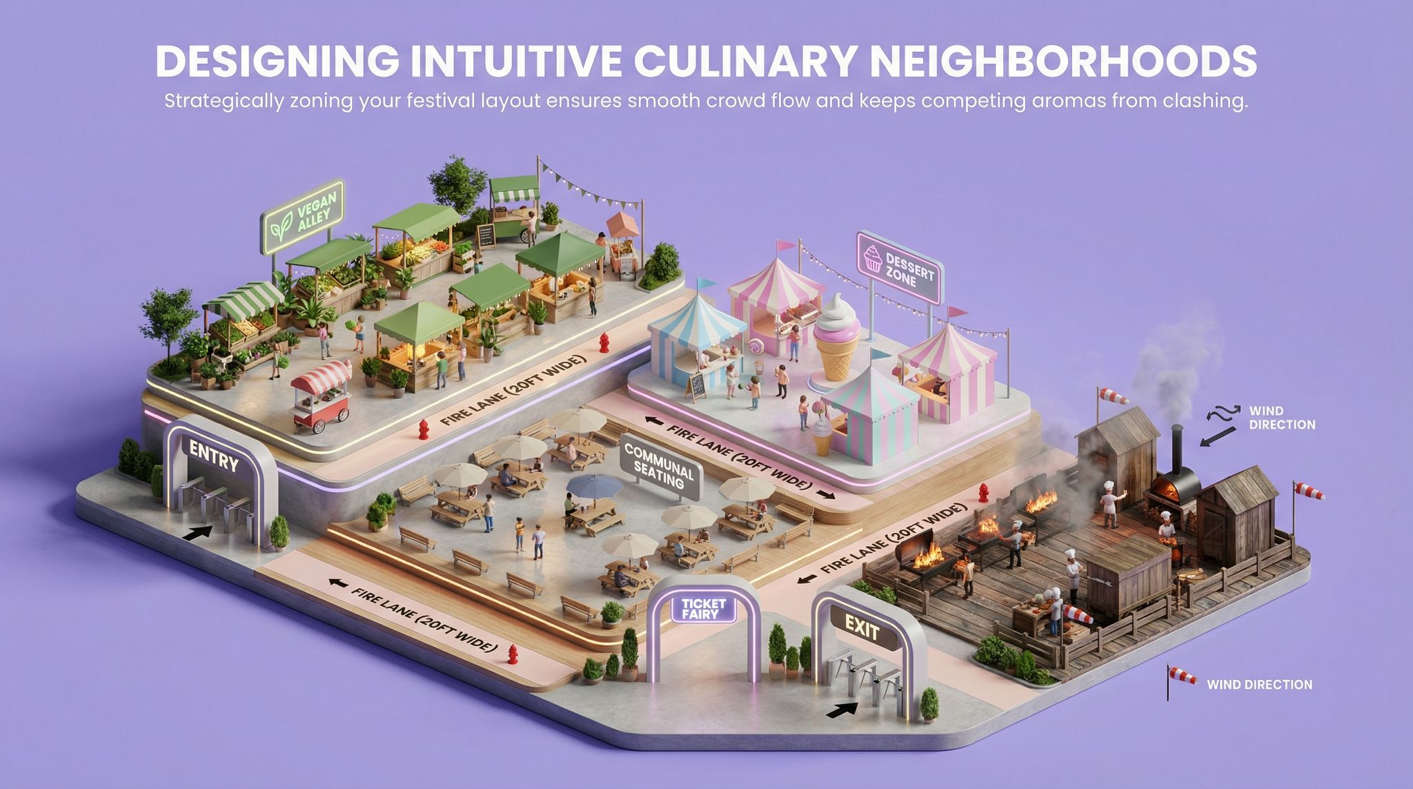 Designing Intuitive Culinary Neighborhoods