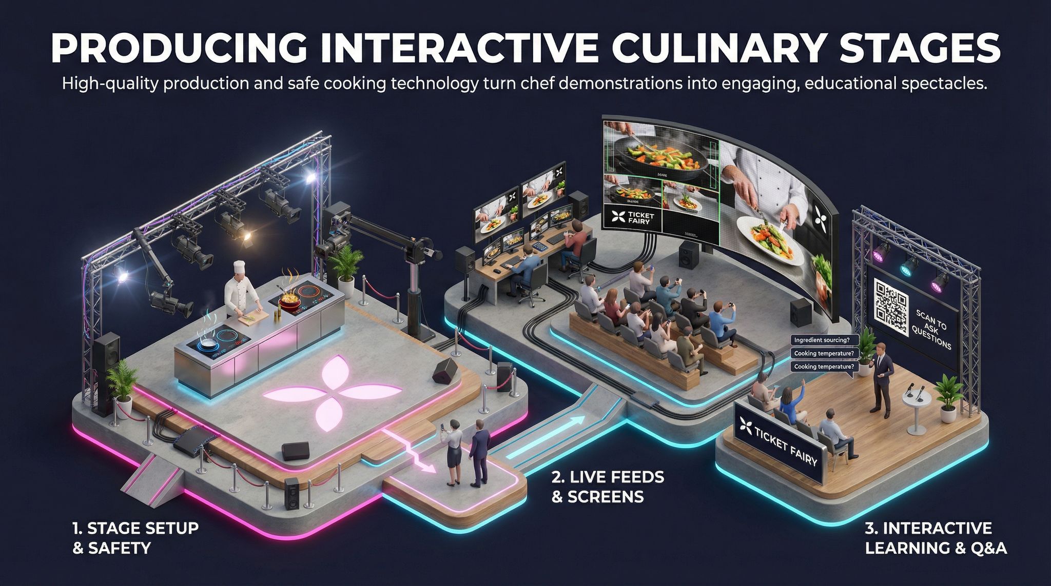 Producing Interactive Culinary Stages
