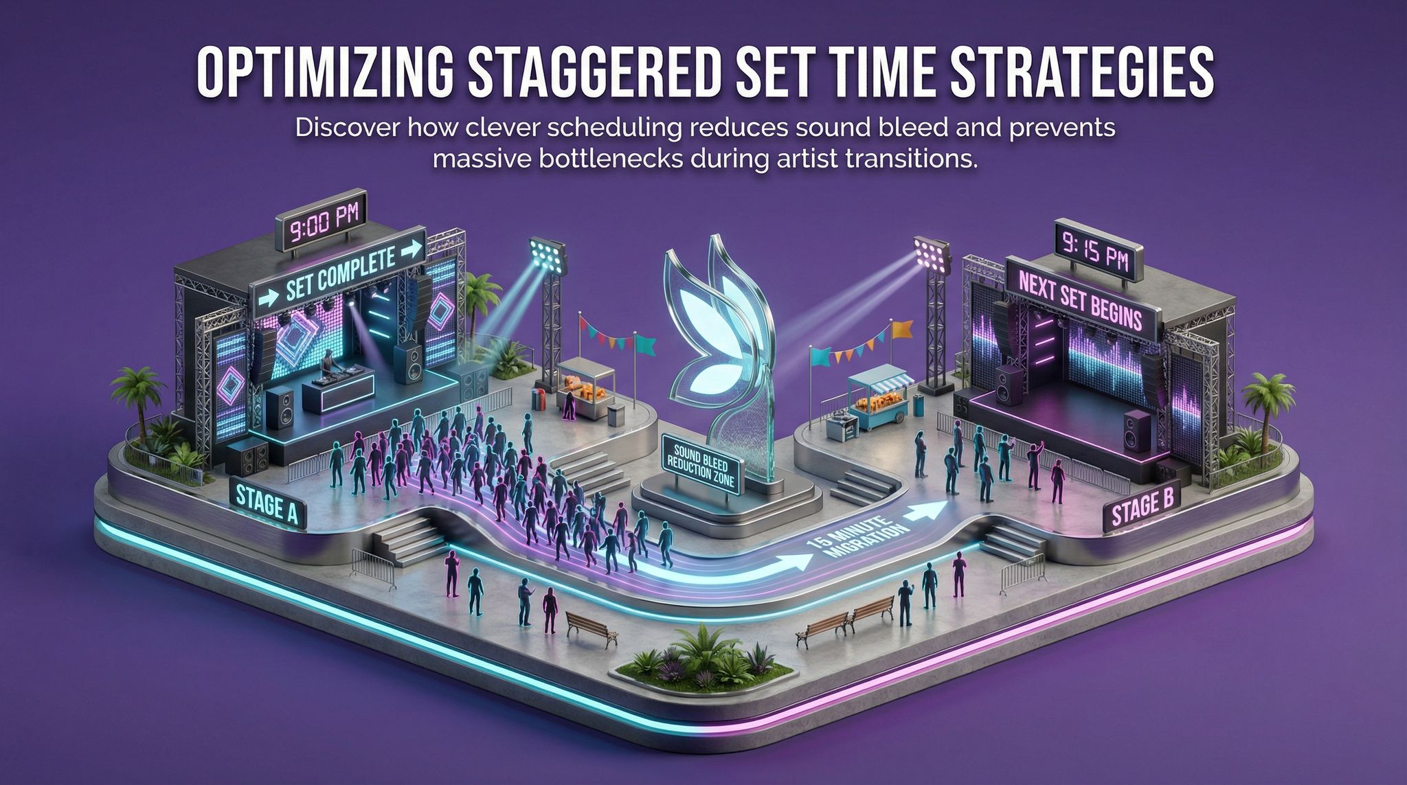 Optimizing Staggered Set Time Strategies