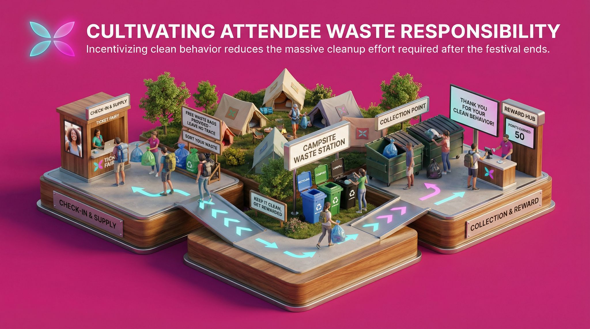 Cultivating Attendee Waste Responsibility