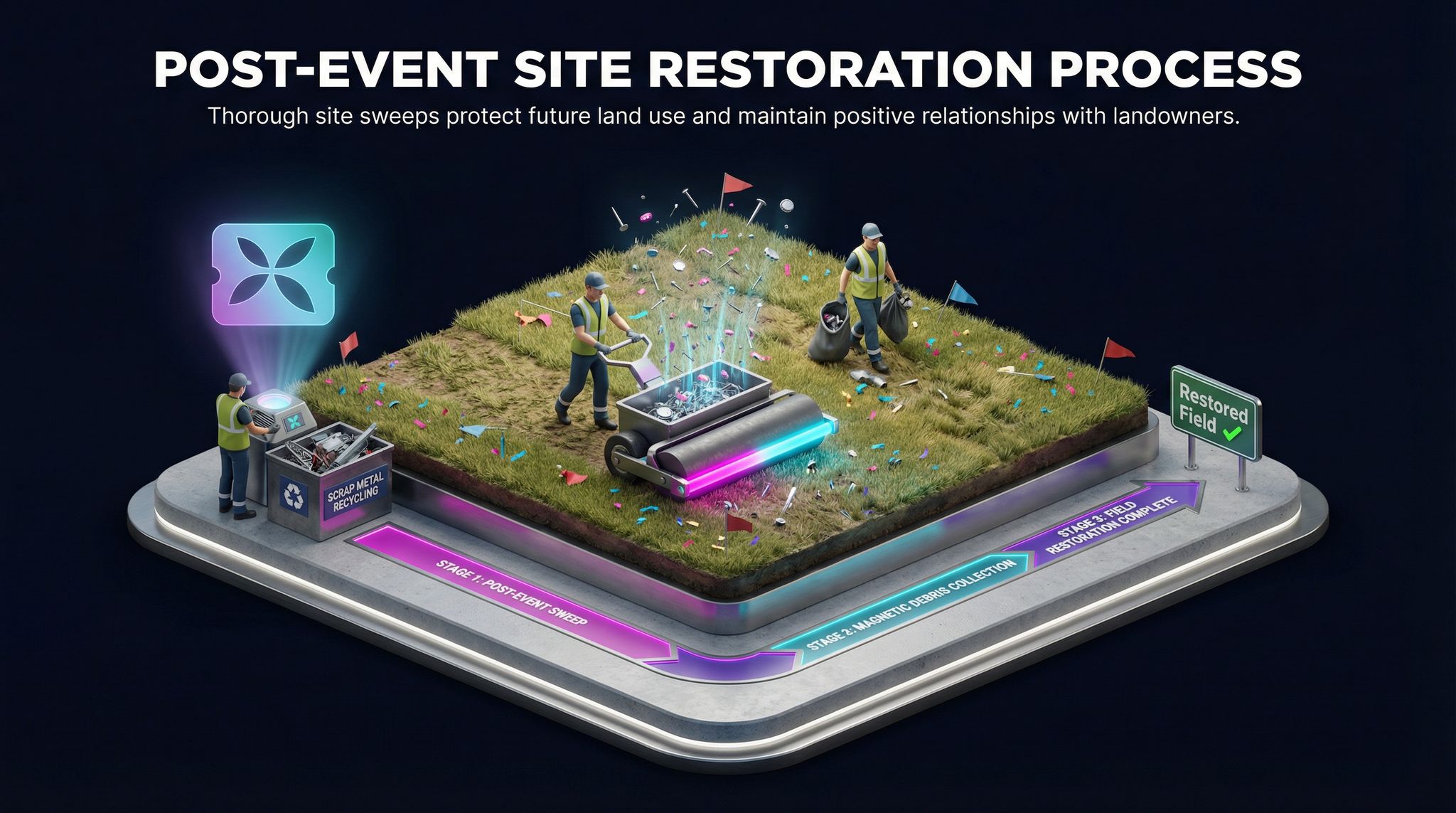 Post-Event Site Restoration Process