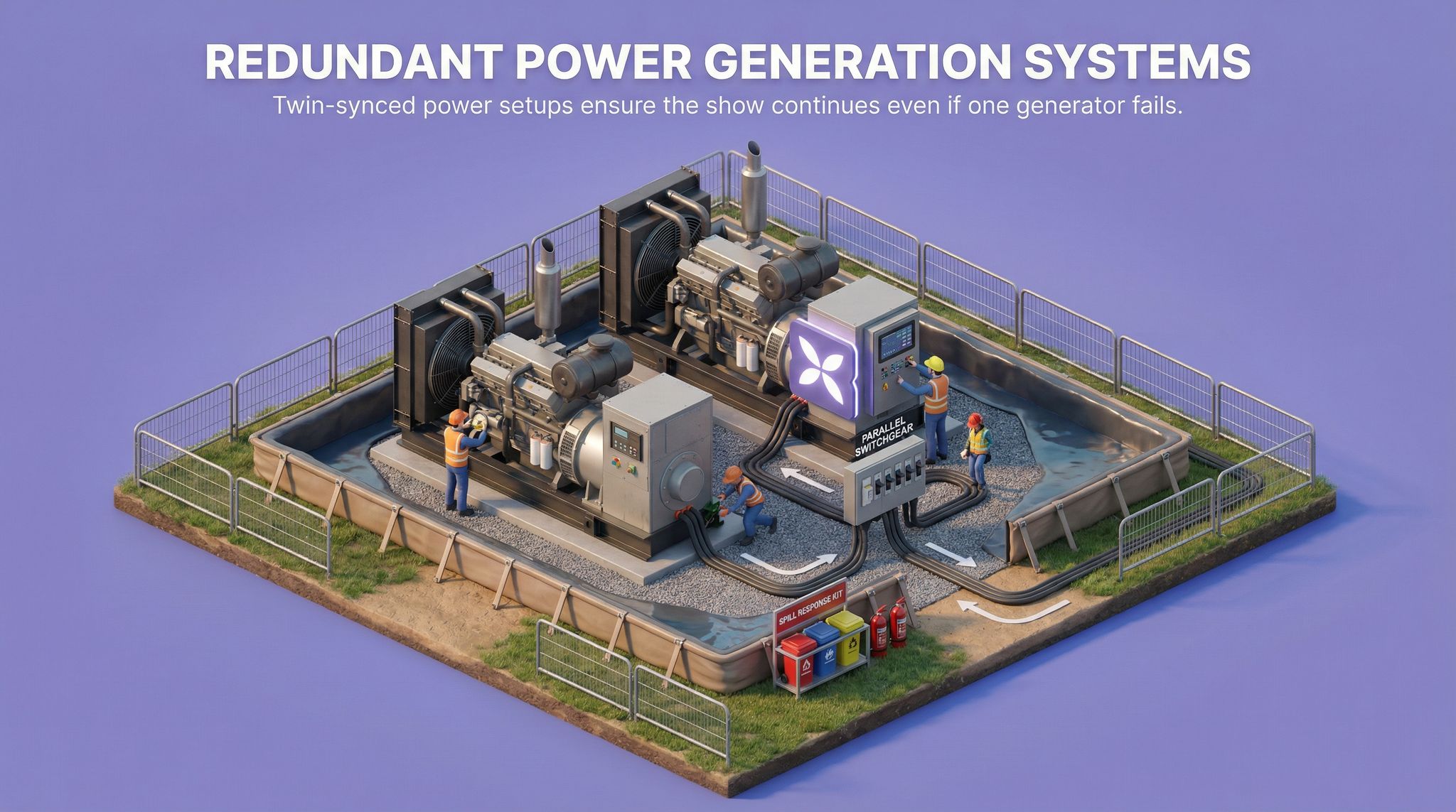 Redundant Power Generation Systems