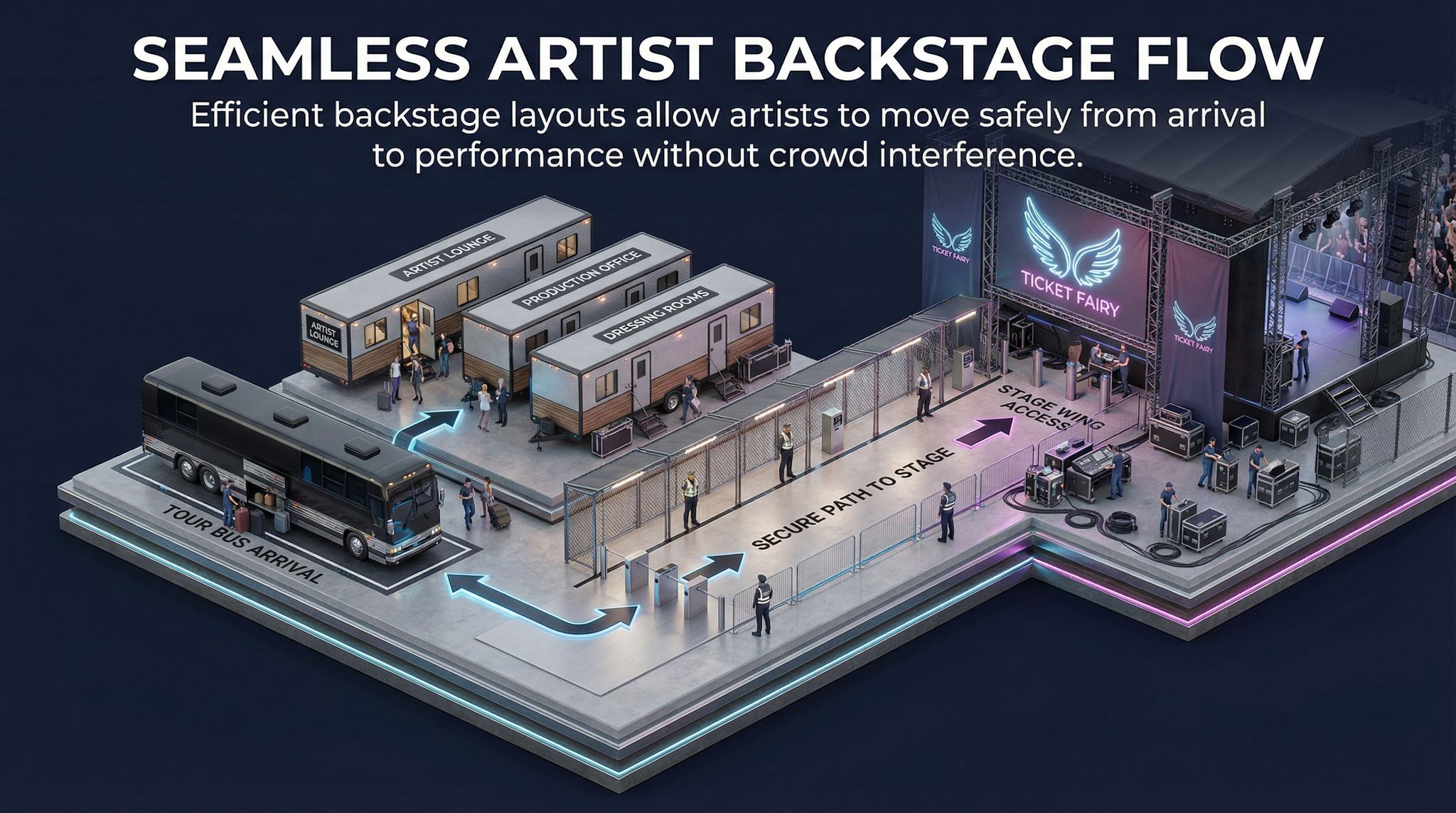 Seamless Artist Backstage Flow