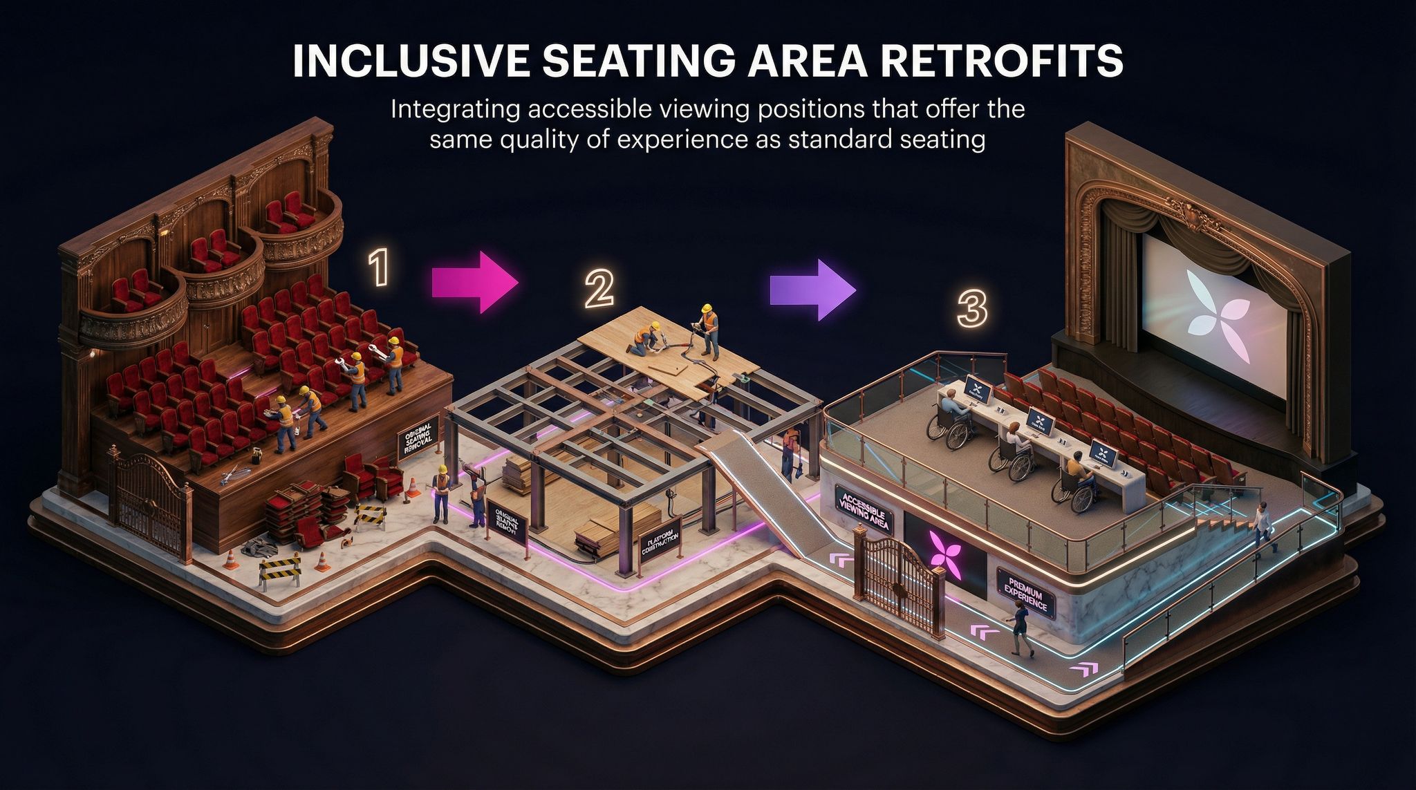 Inclusive Seating Area Retrofits