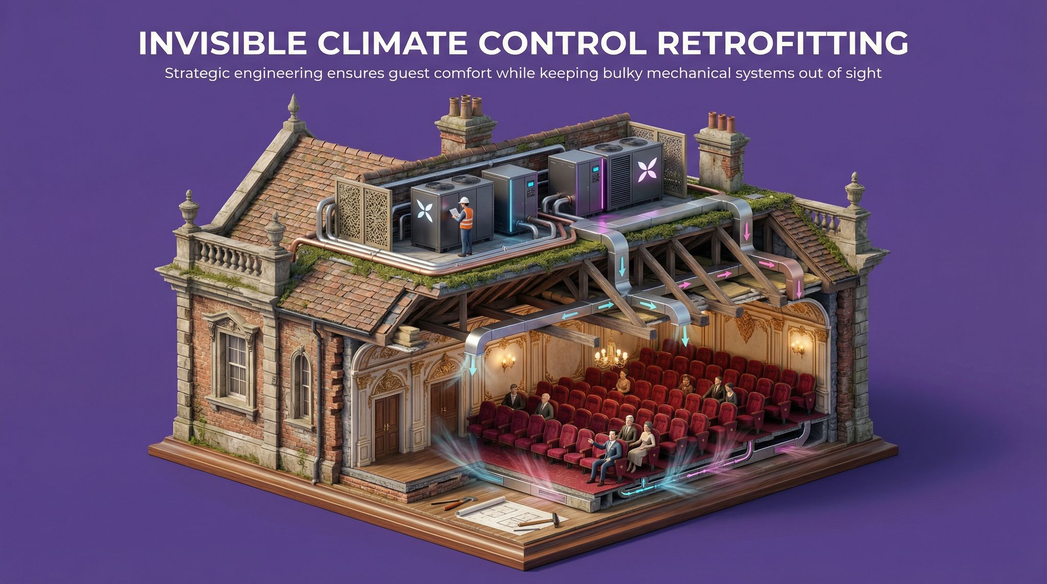Invisible Climate Control Retrofitting