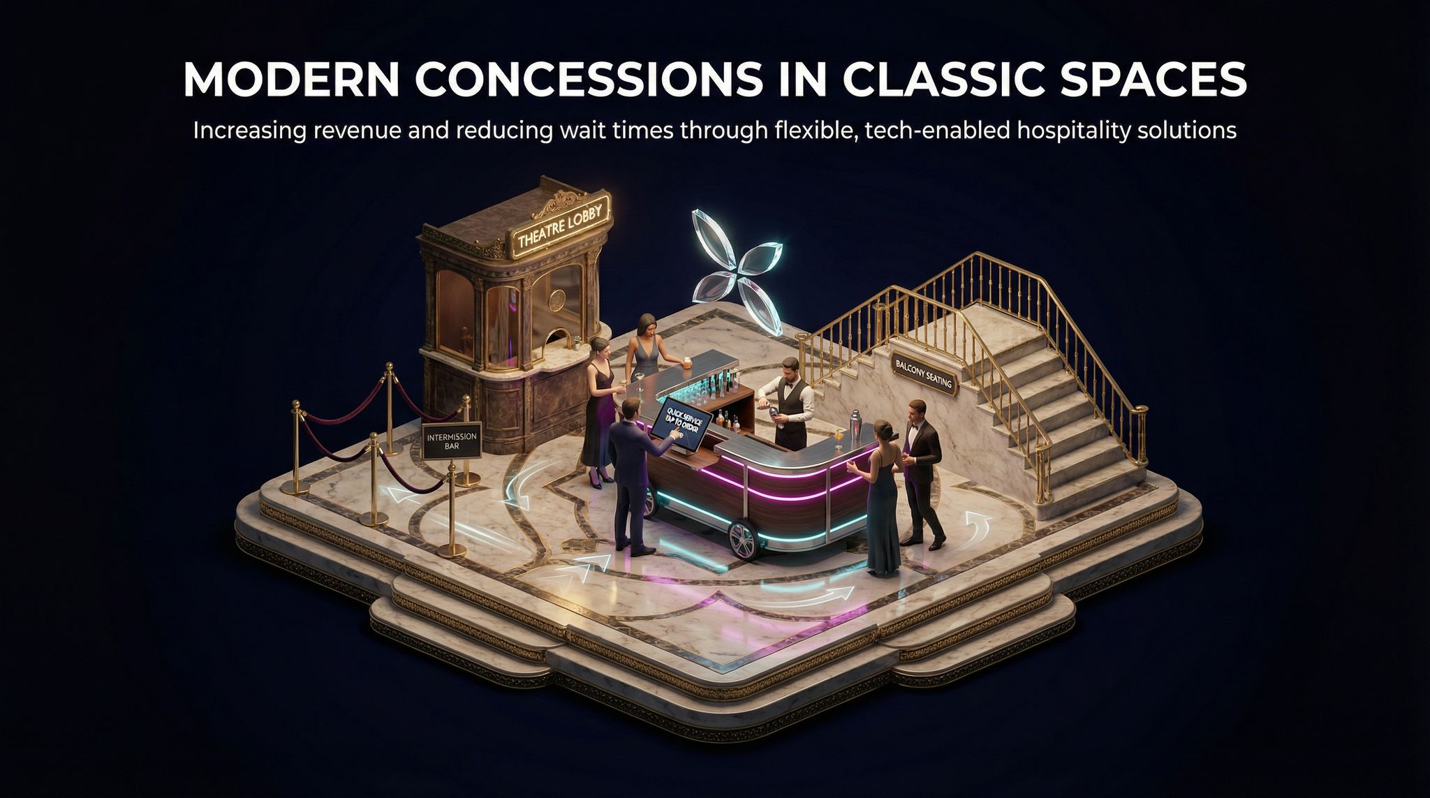 Modern Concessions in Classic Spaces