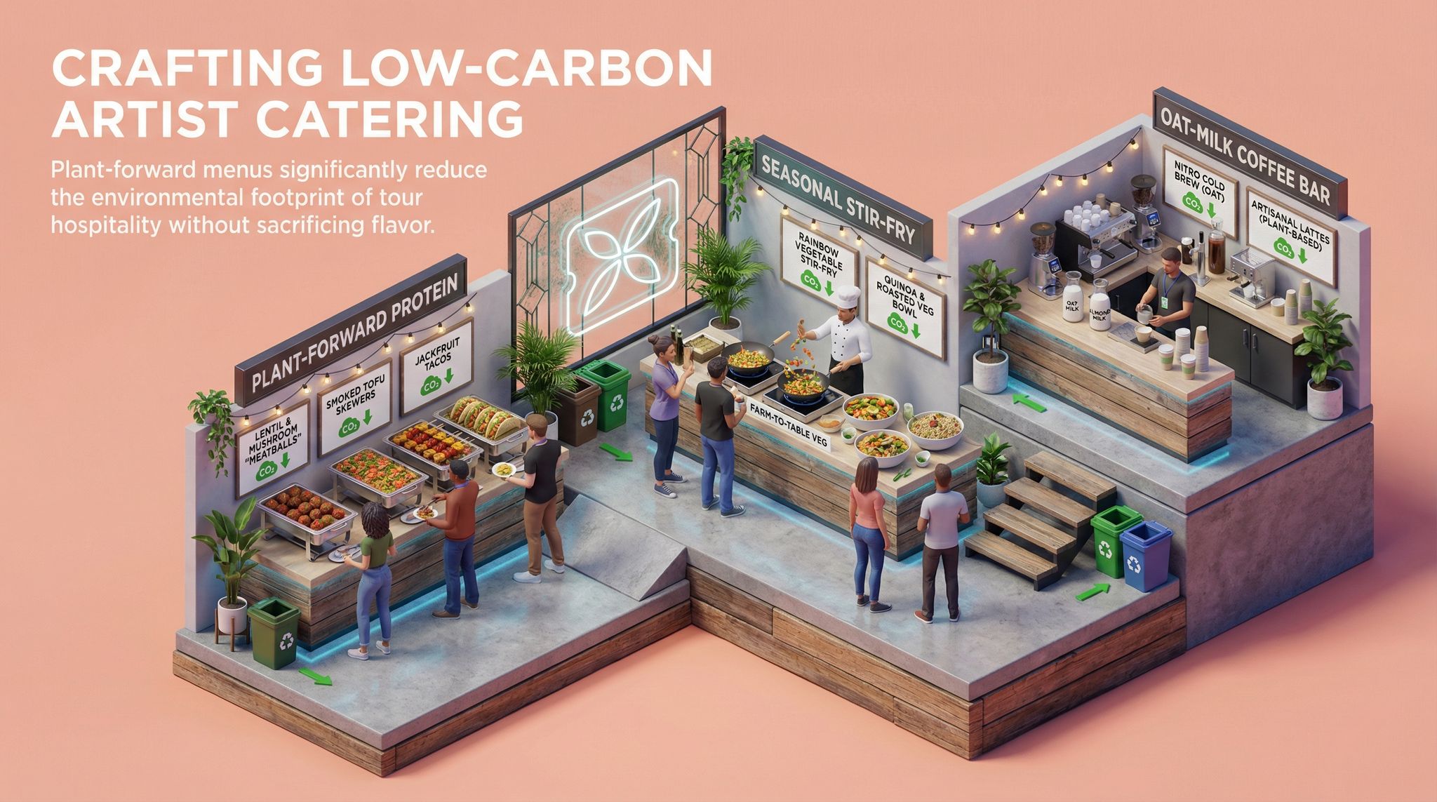 Crafting Low-Carbon Artist Catering