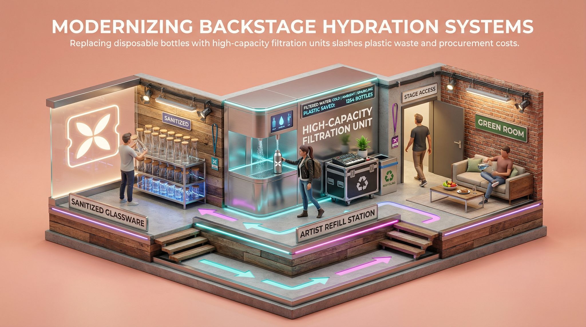 Modernizing Backstage Hydration Systems