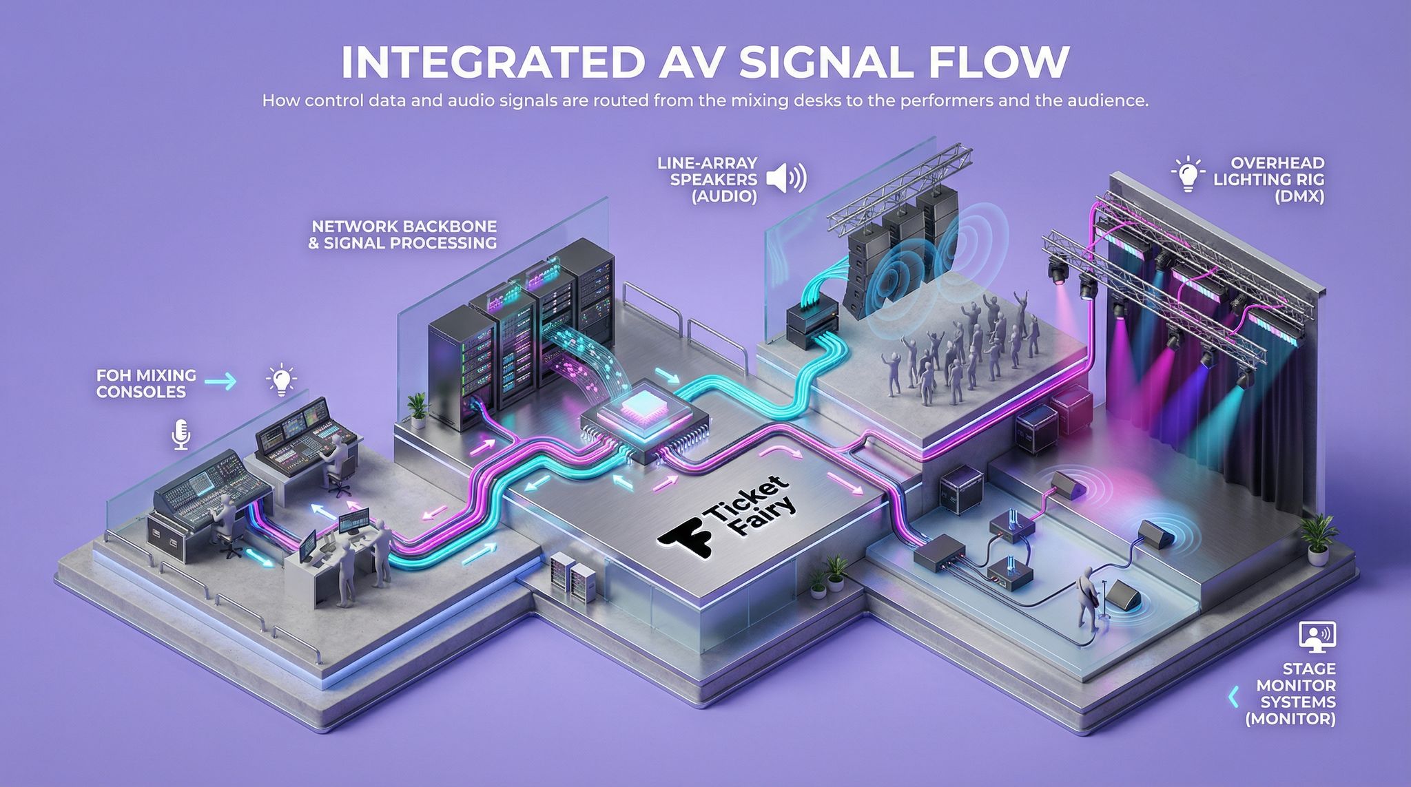 Integrated AV Signal Flow