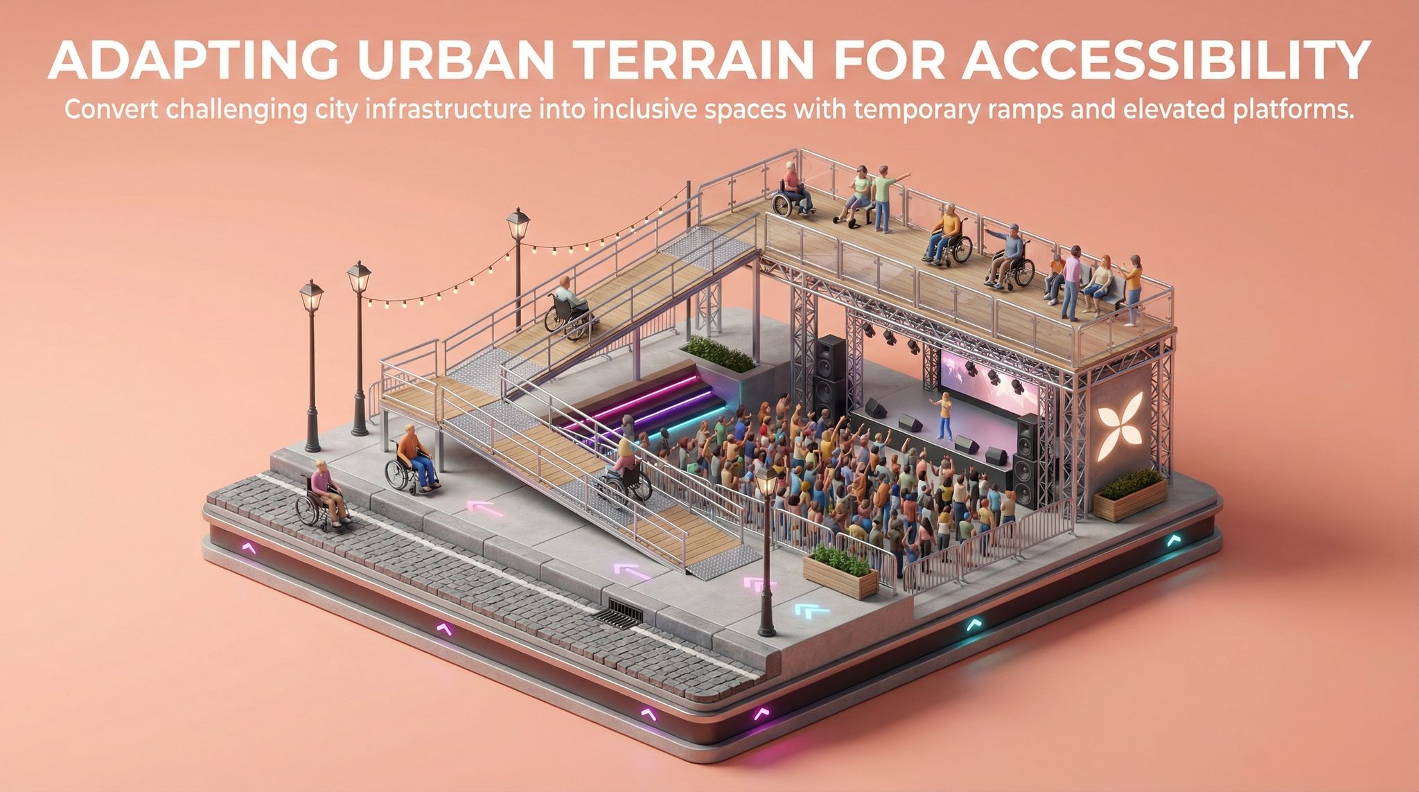 Adapting Urban Terrain For Accessibility