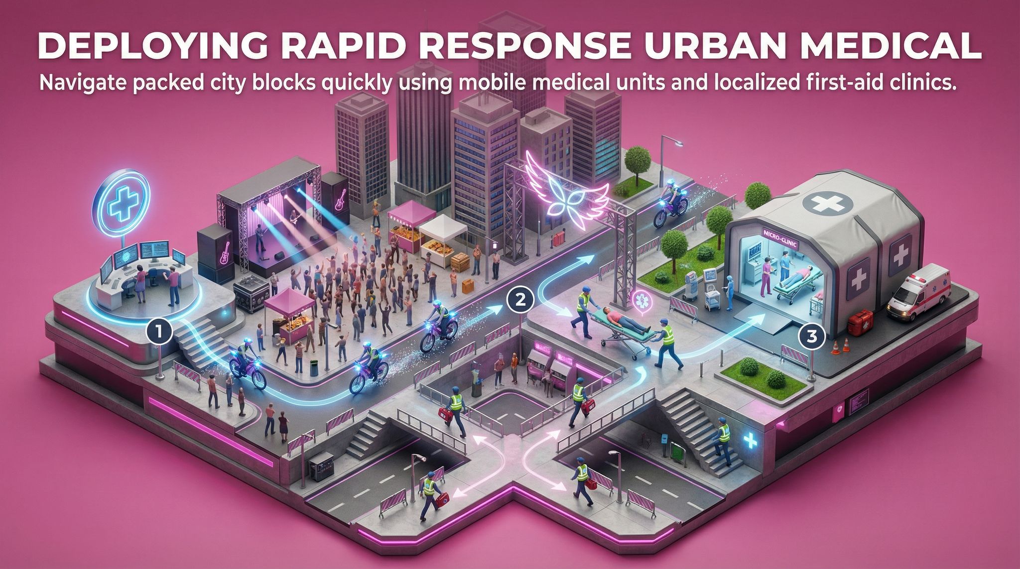 Deploying Rapid Response Urban Medical