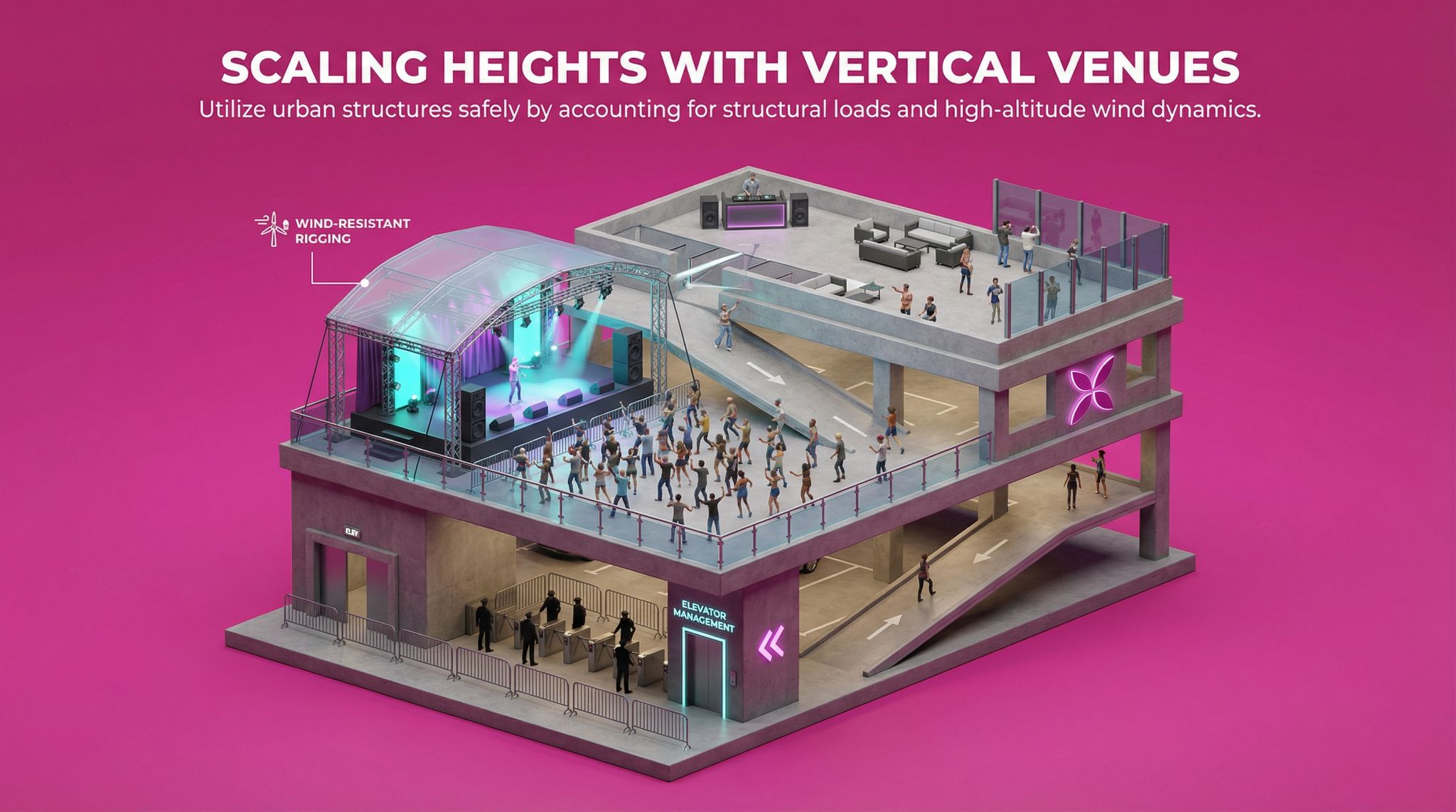 Scaling Heights With Vertical Venues