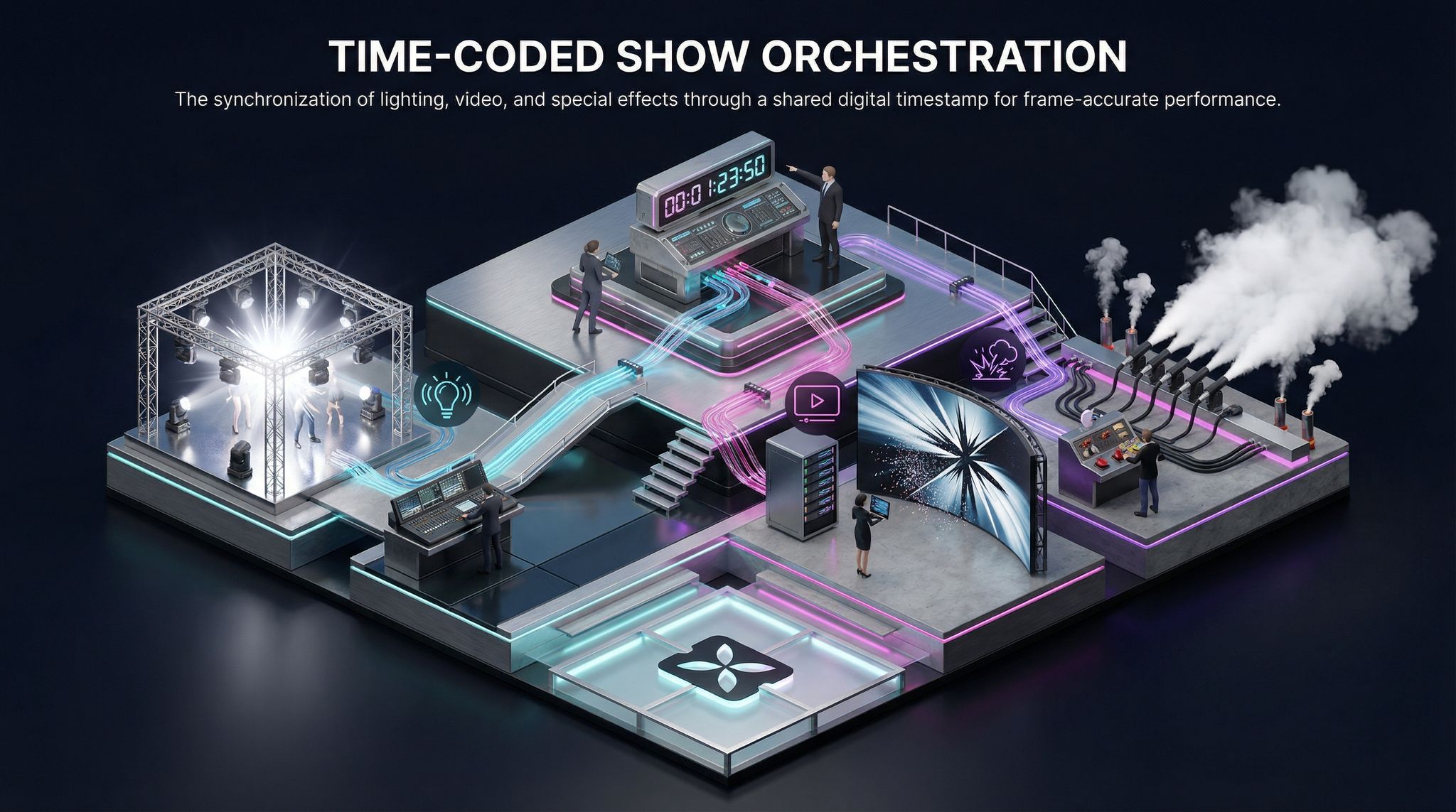 Time-Coded Show Orchestration