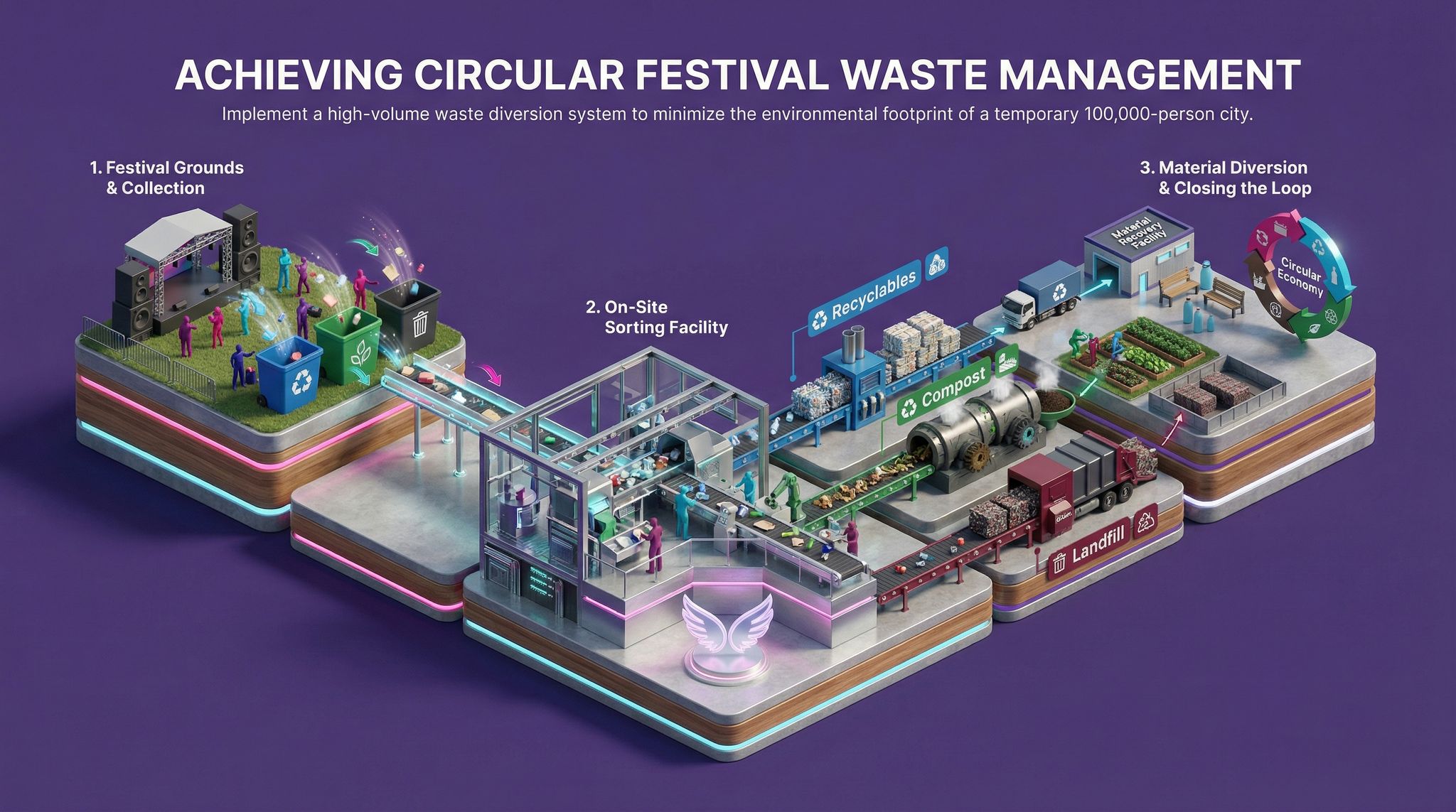Achieving Circular Festival Waste Management