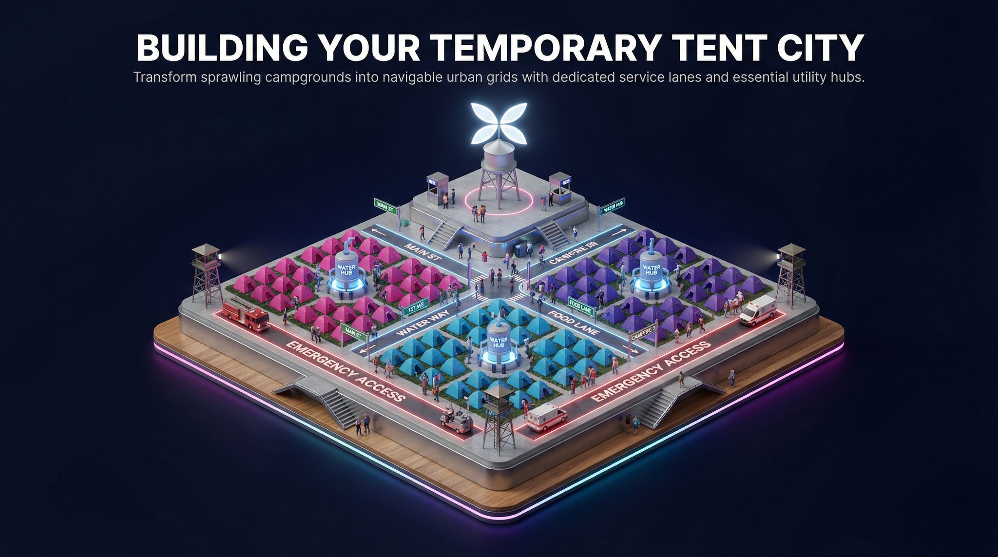 Building Your Temporary Tent City