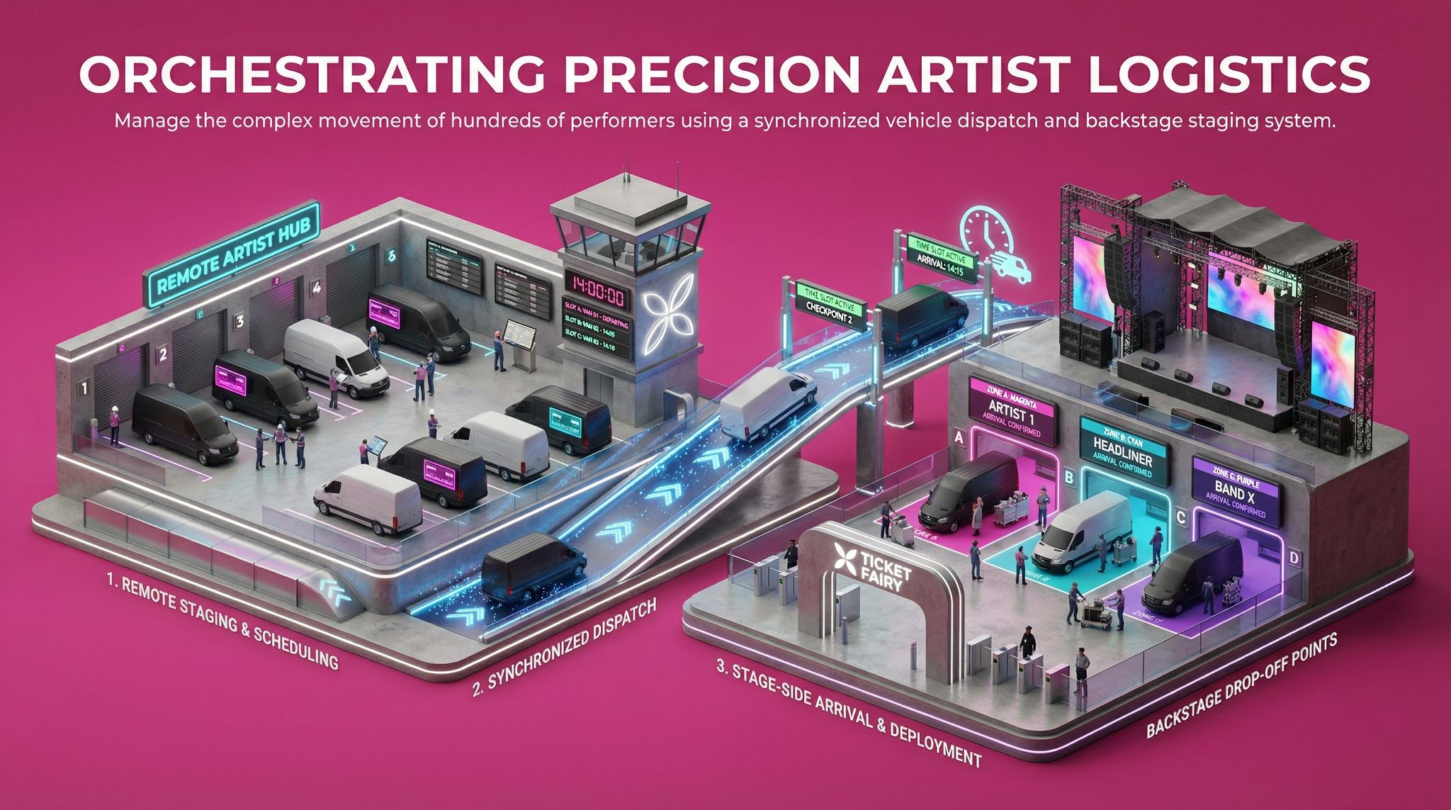 Orchestrating Precision Artist Logistics
