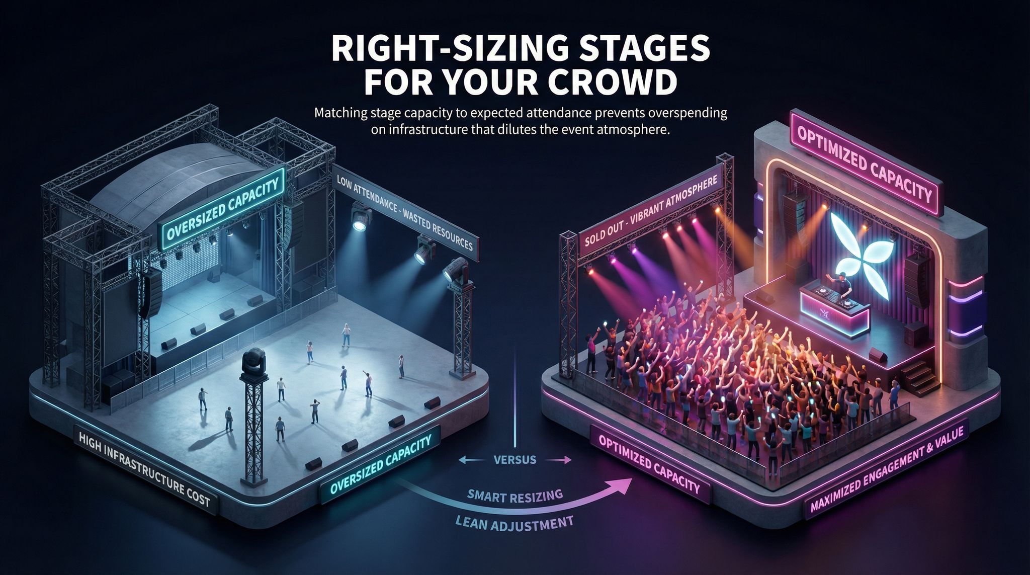 Right-Sizing Stages For Your Crowd