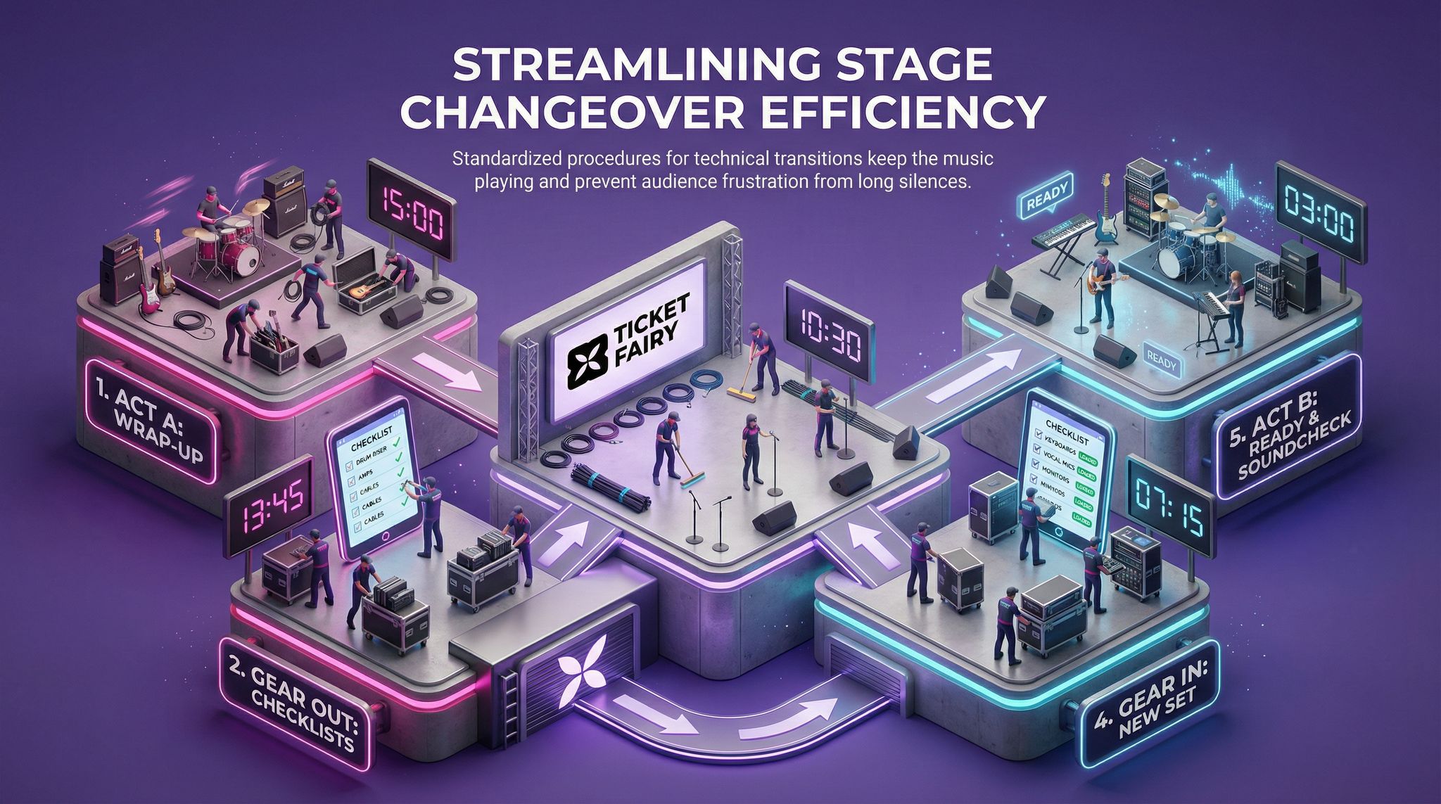 Streamlining Stage Changeover Efficiency