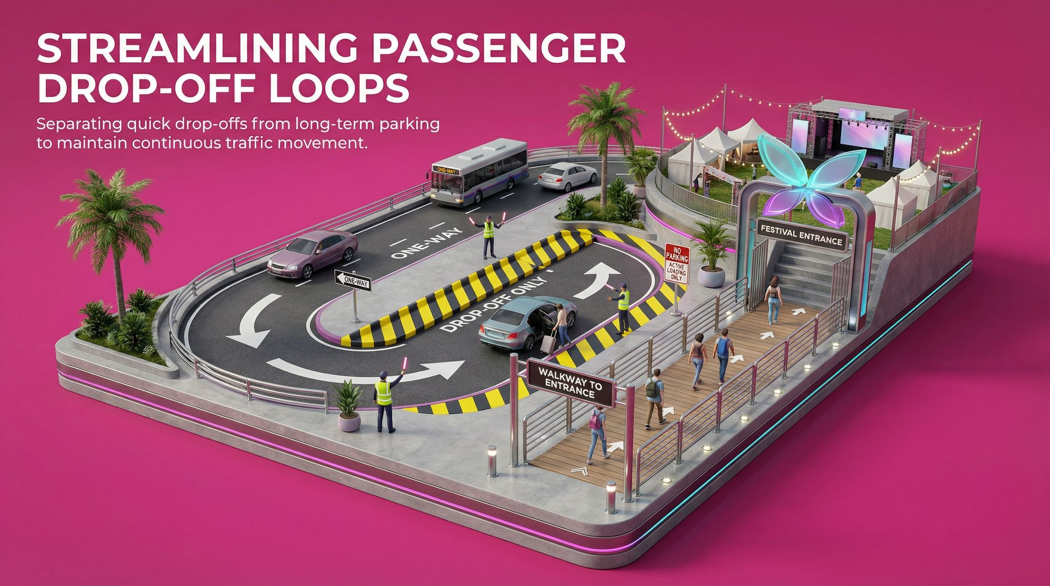 Streamlining Passenger Drop-Off Loops