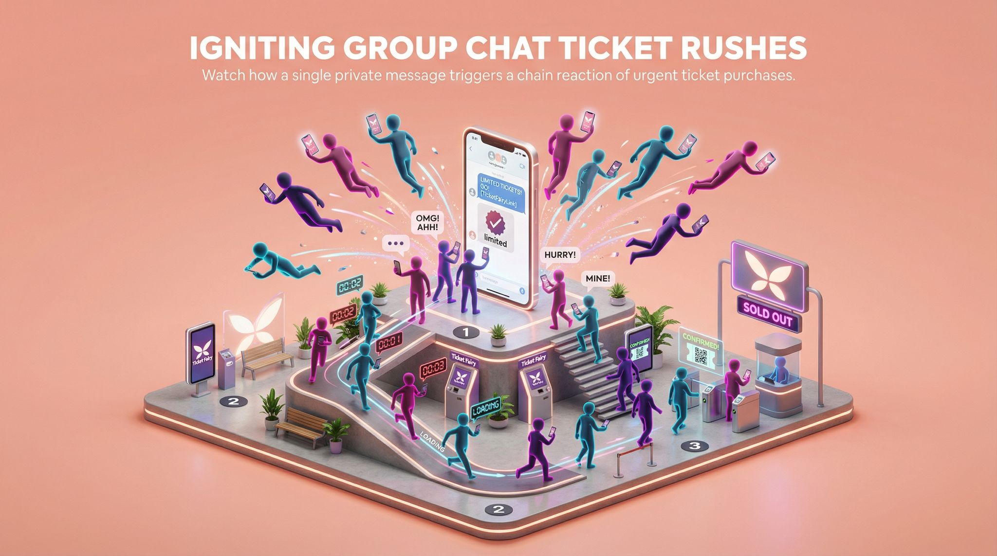 Igniting Group Chat Ticket Rushes