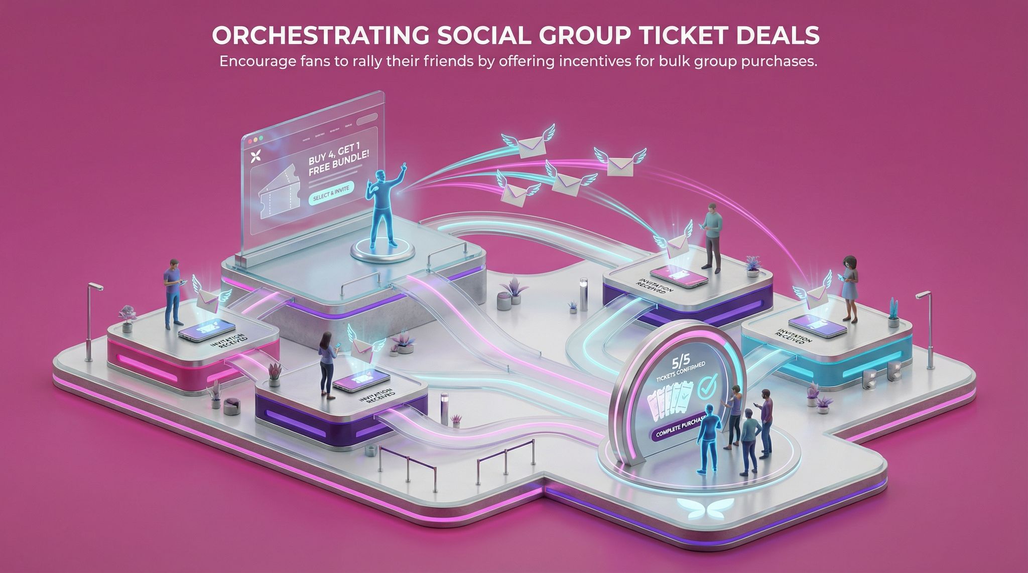 Orchestrating Social Group Ticket Deals