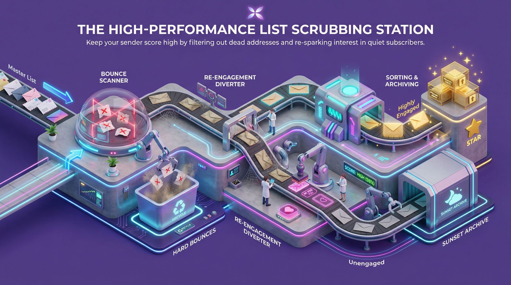 The High-Performance List Scrubbing Station
