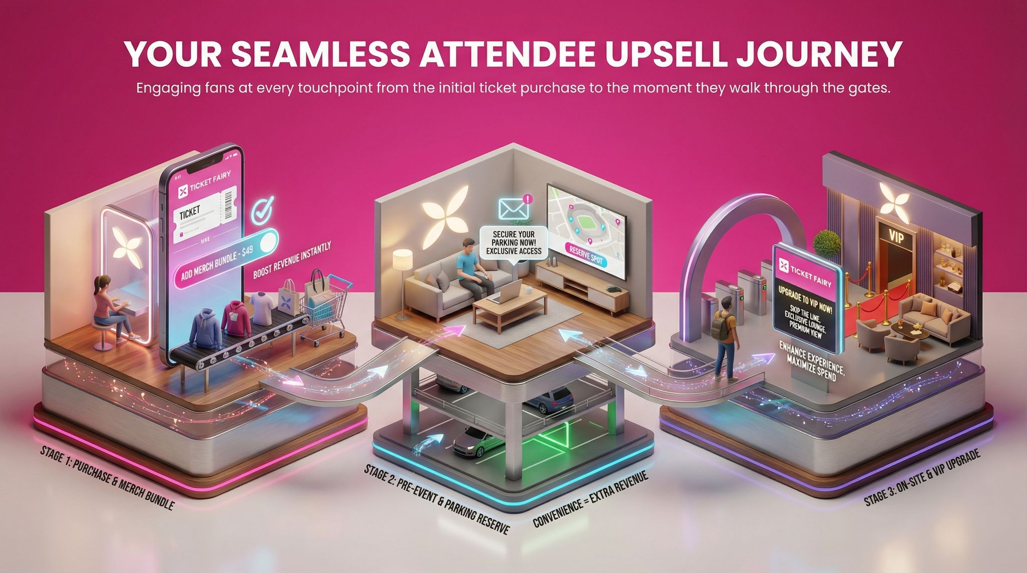 Your Seamless Attendee Upsell Journey