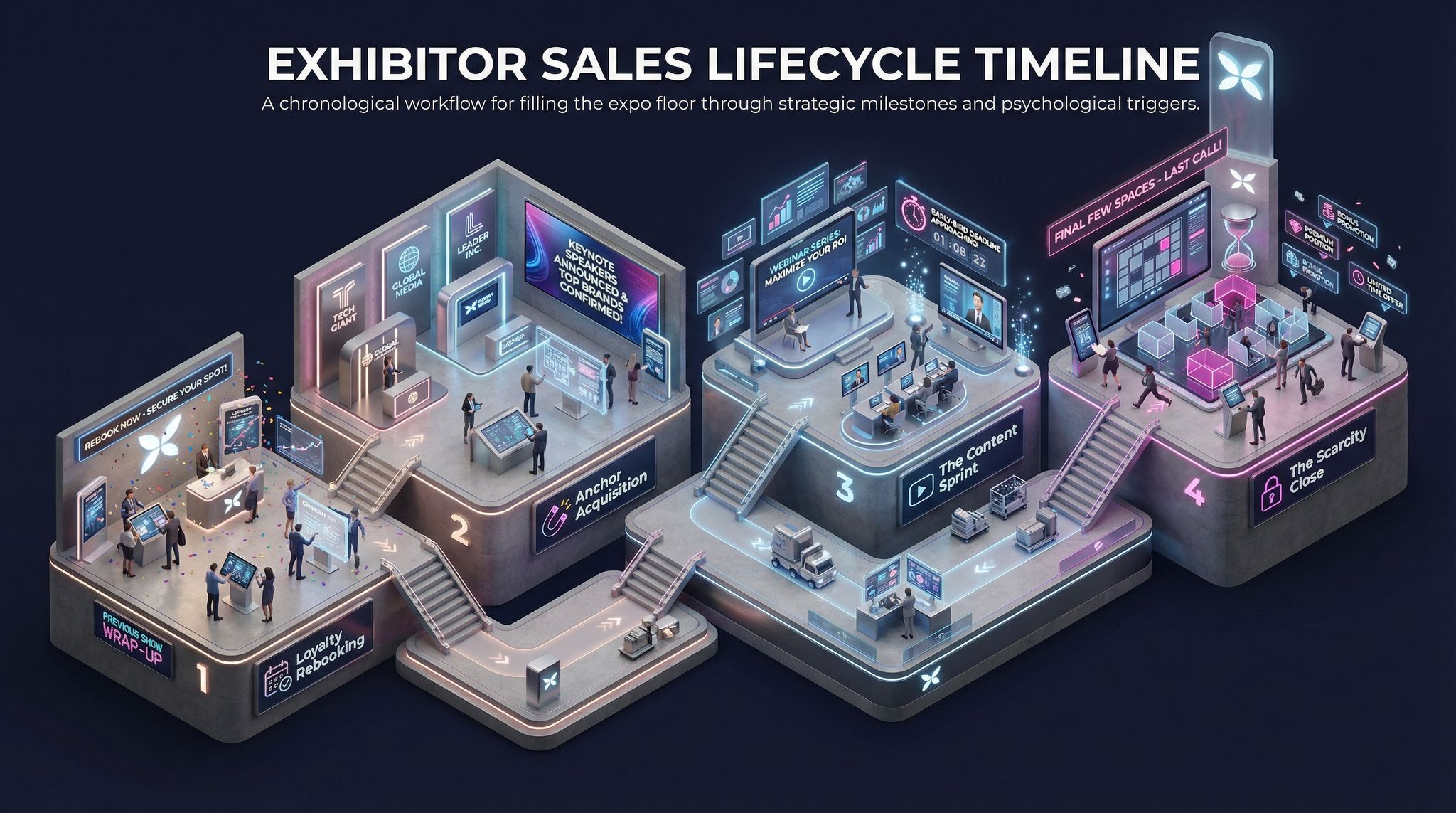 Exhibitor Sales Lifecycle Timeline