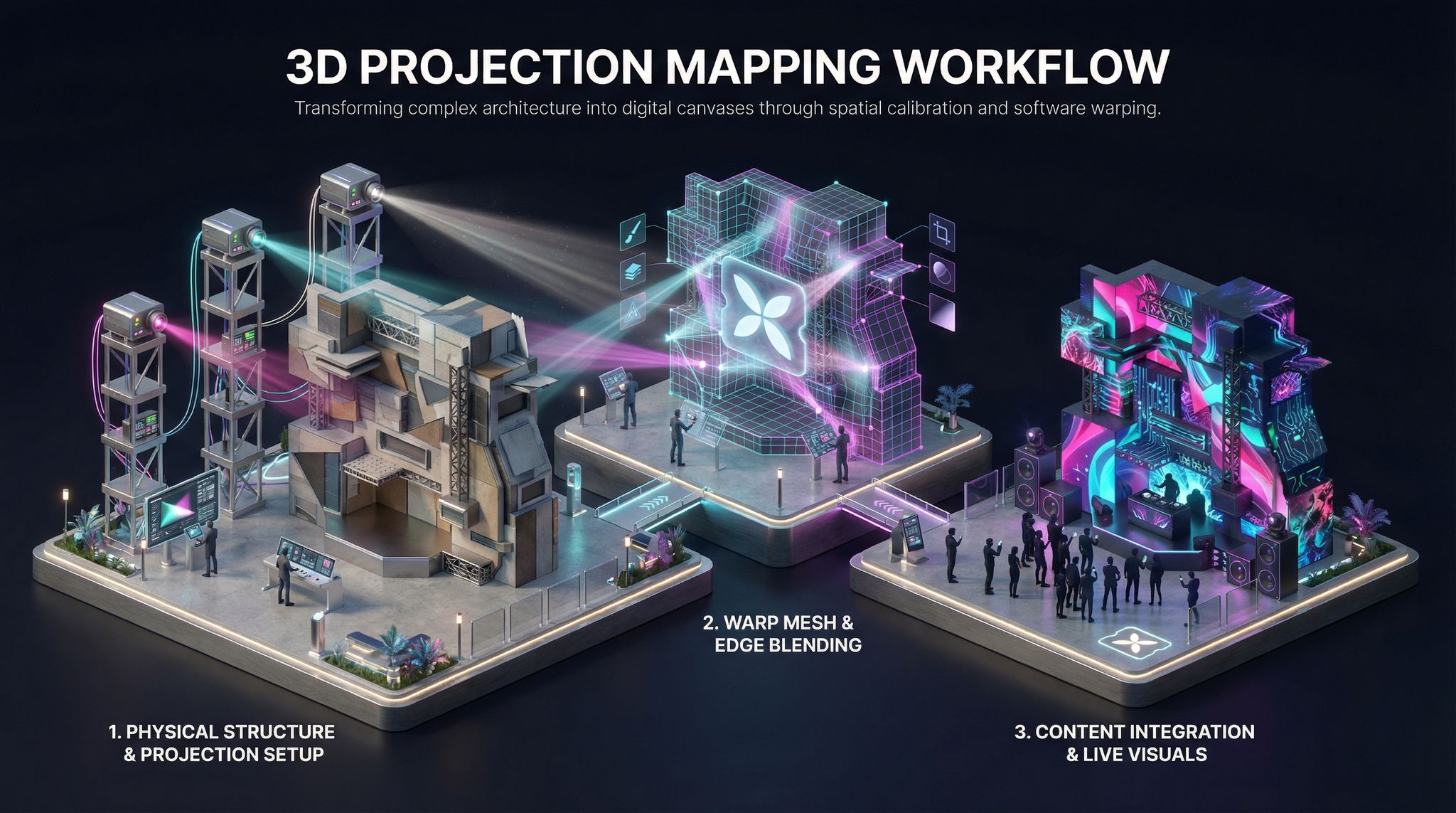 3D Projection Mapping Workflow