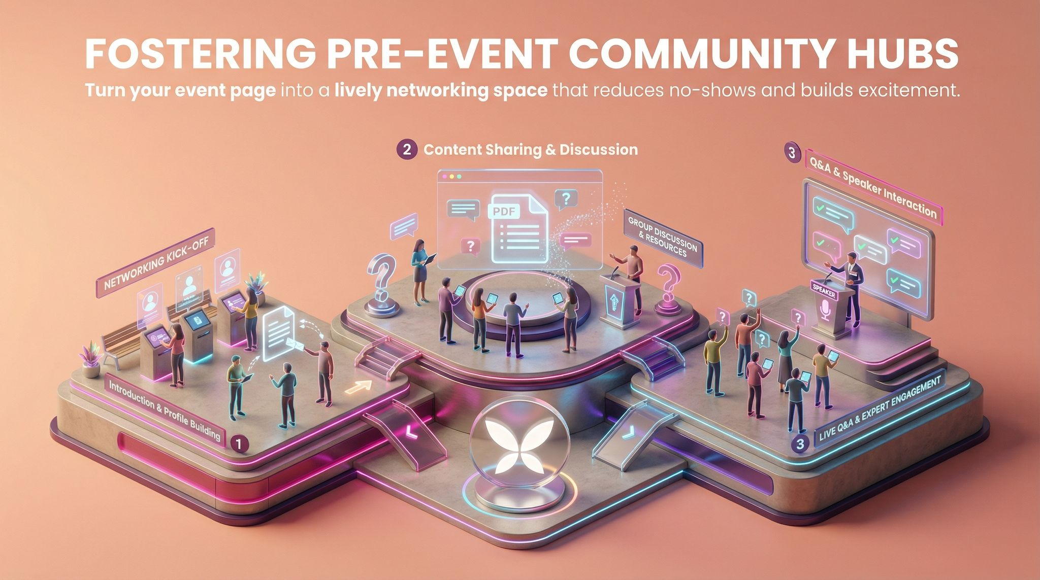 Fostering Pre-Event Community Hubs