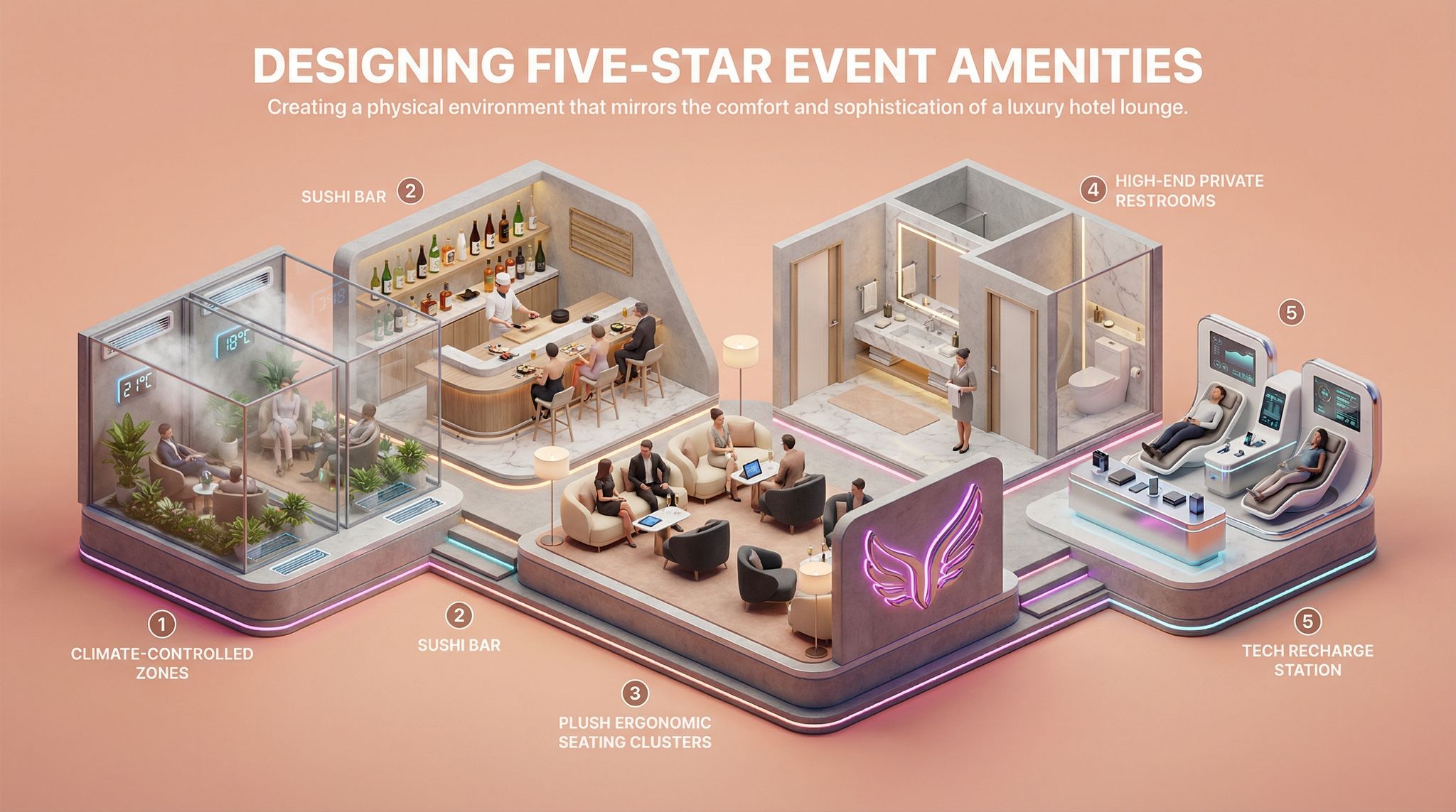 Designing Five-Star Event Amenities