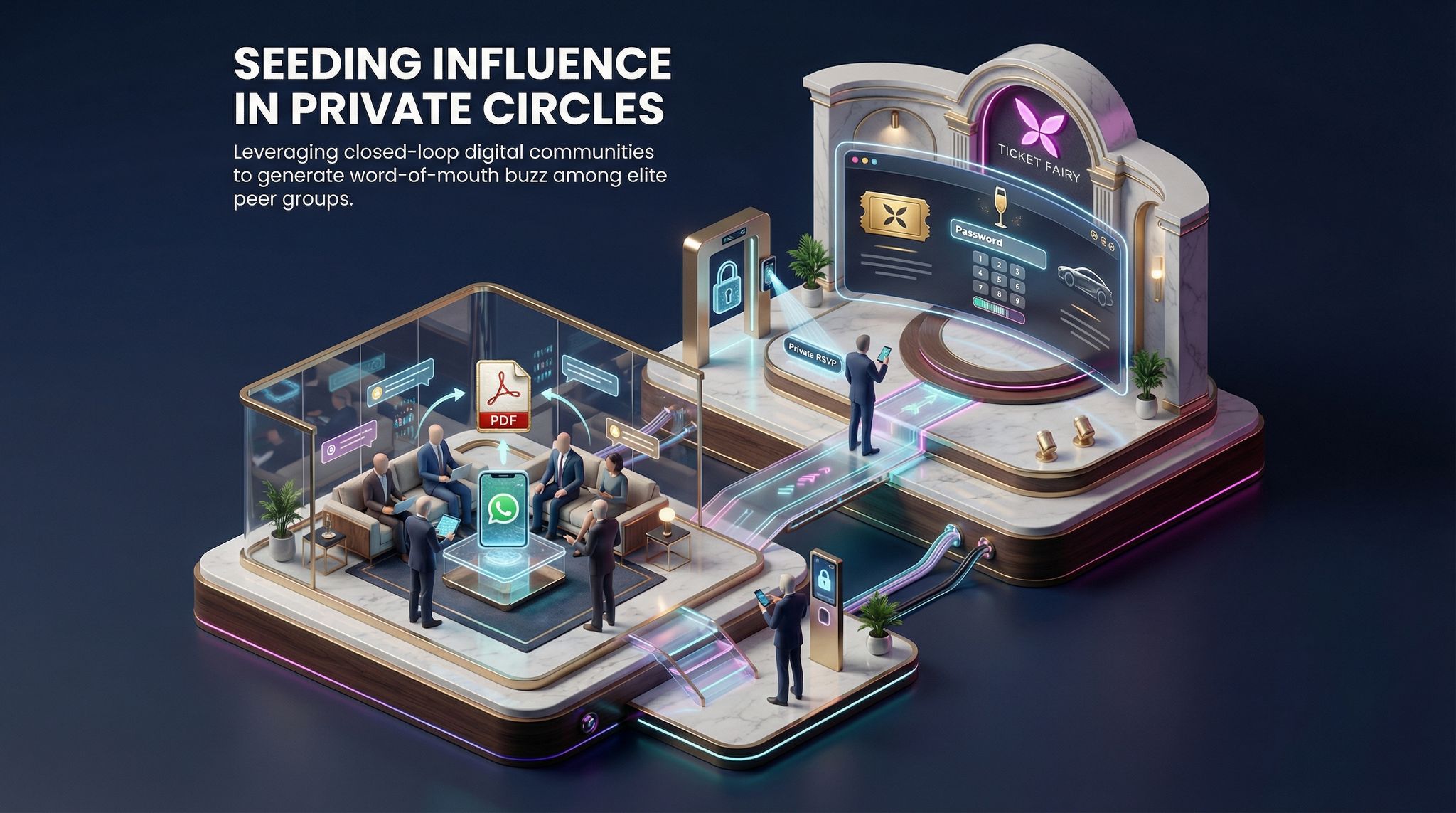 Seeding Influence in Private Circles