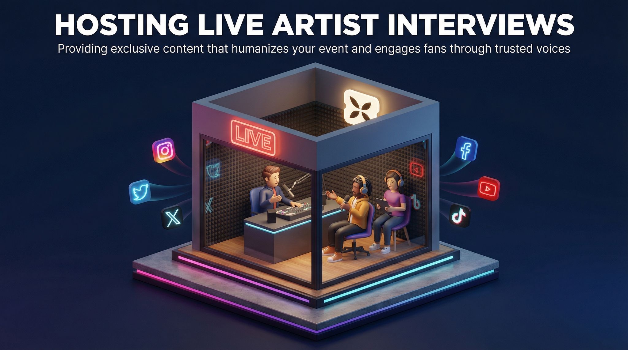 Hosting Live Artist Interviews