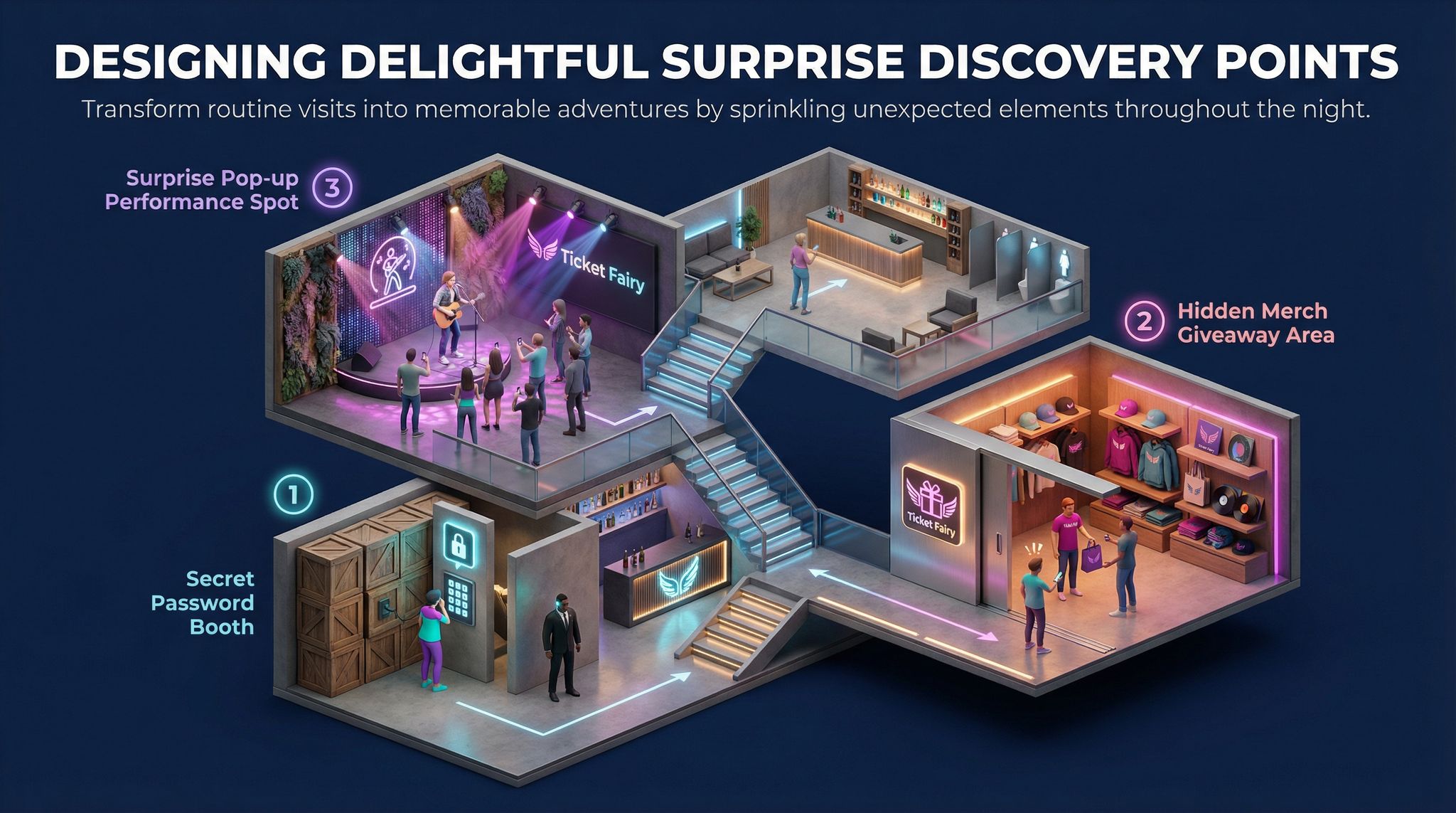 Designing Delightful Surprise Discovery Points