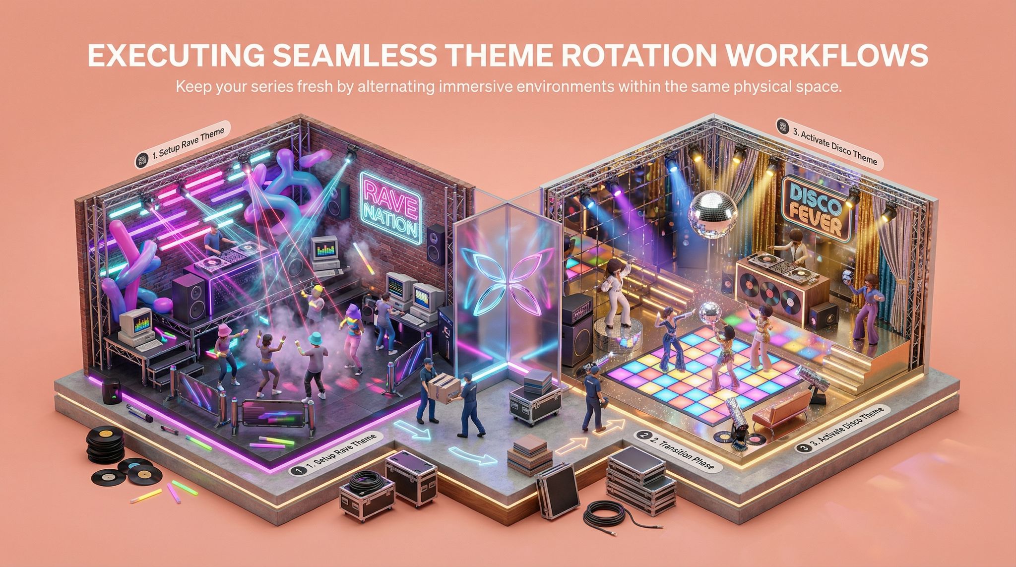 Executing Seamless Theme Rotation Workflows