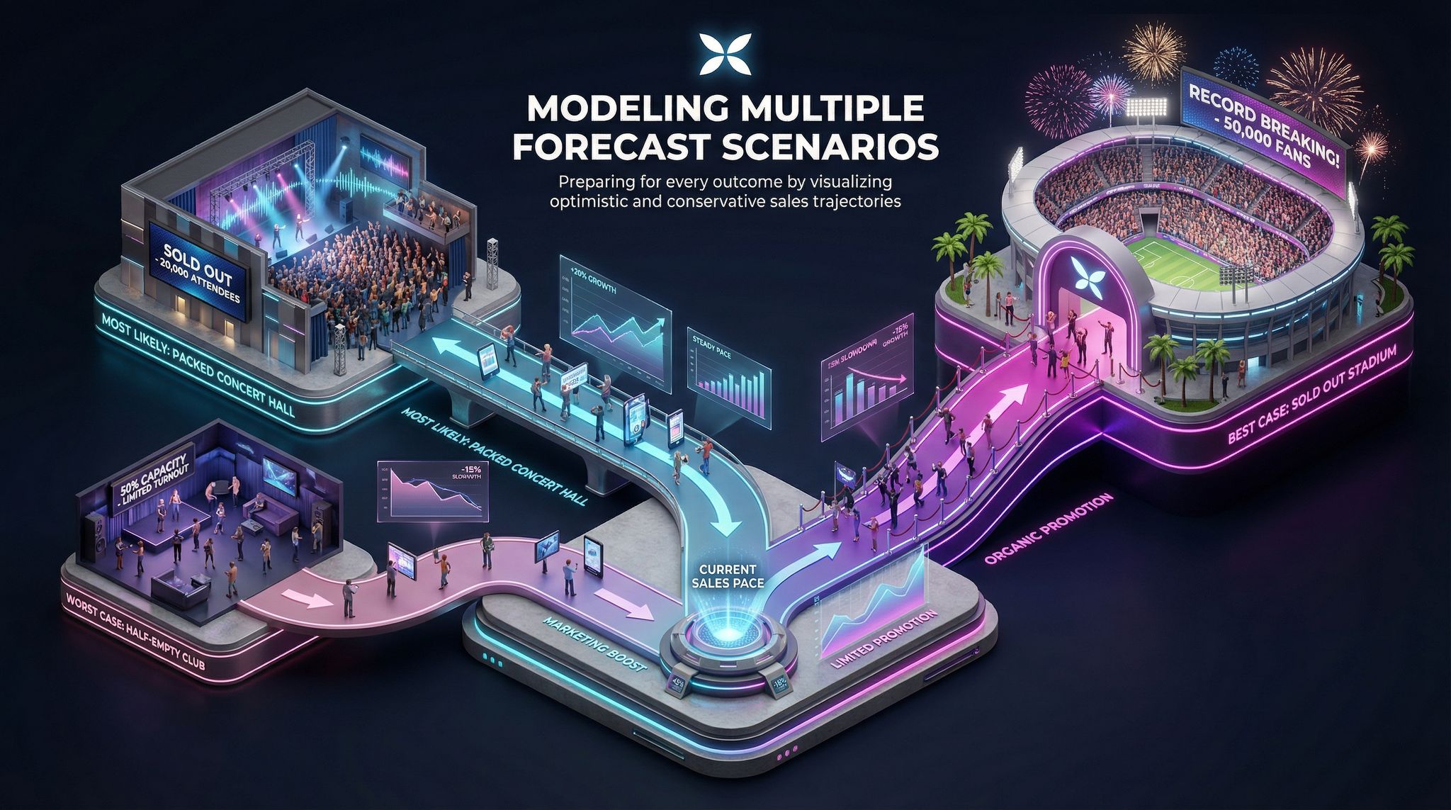 Modeling Multiple Forecast Scenarios