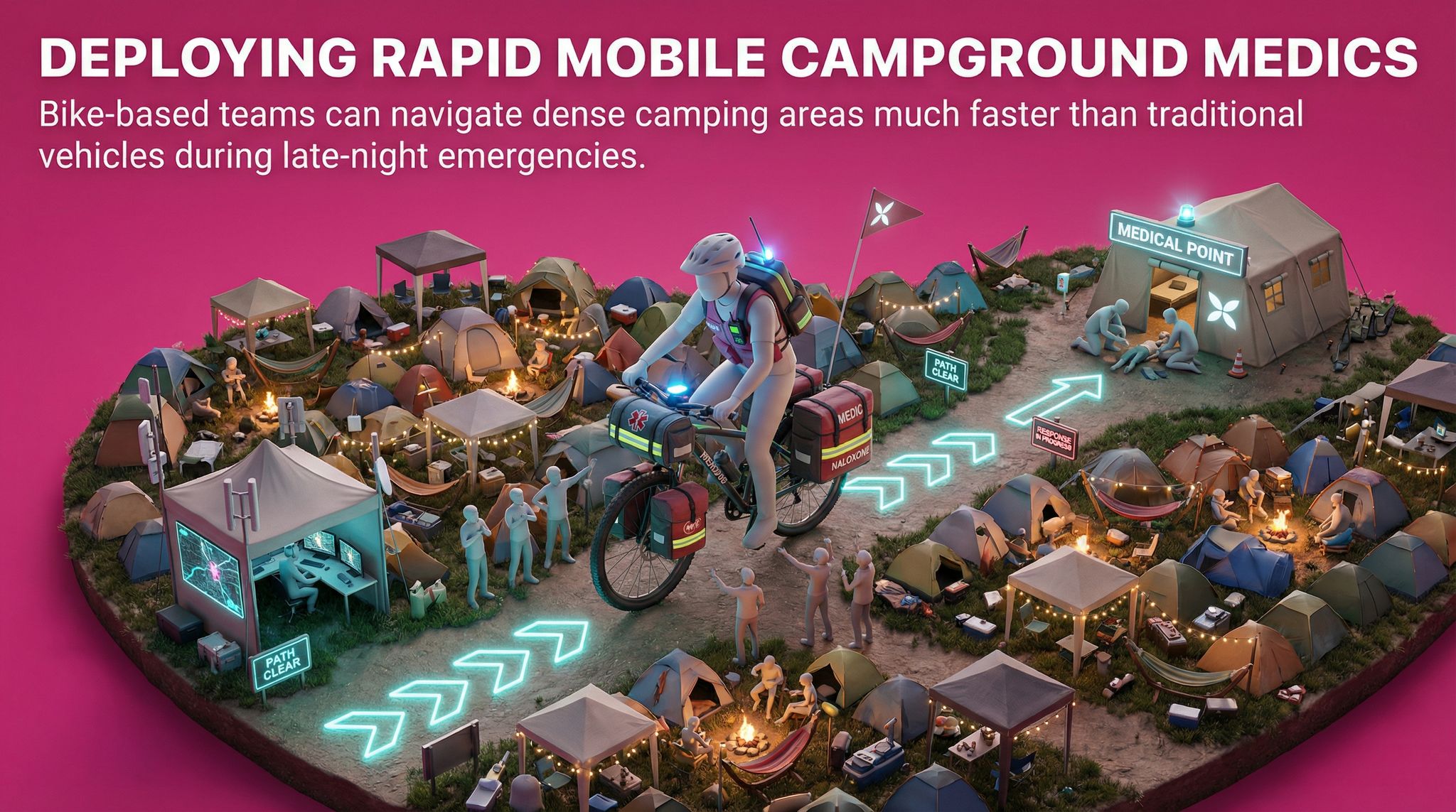 Deploying Rapid Mobile Campground Medics