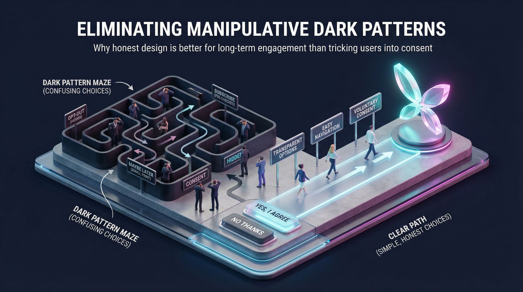 Eliminating Manipulative Dark Patterns