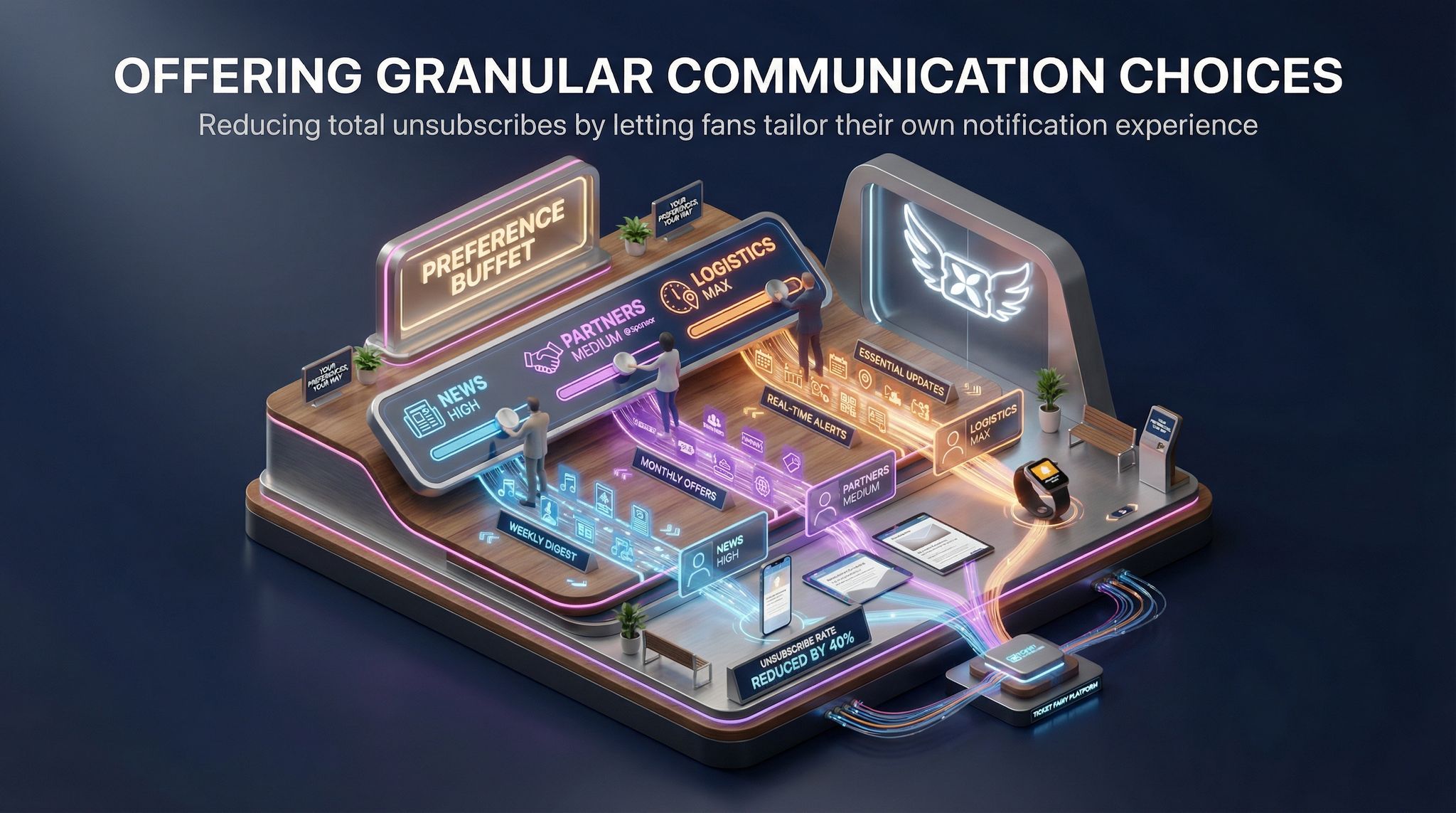 Offering Granular Communication Choices