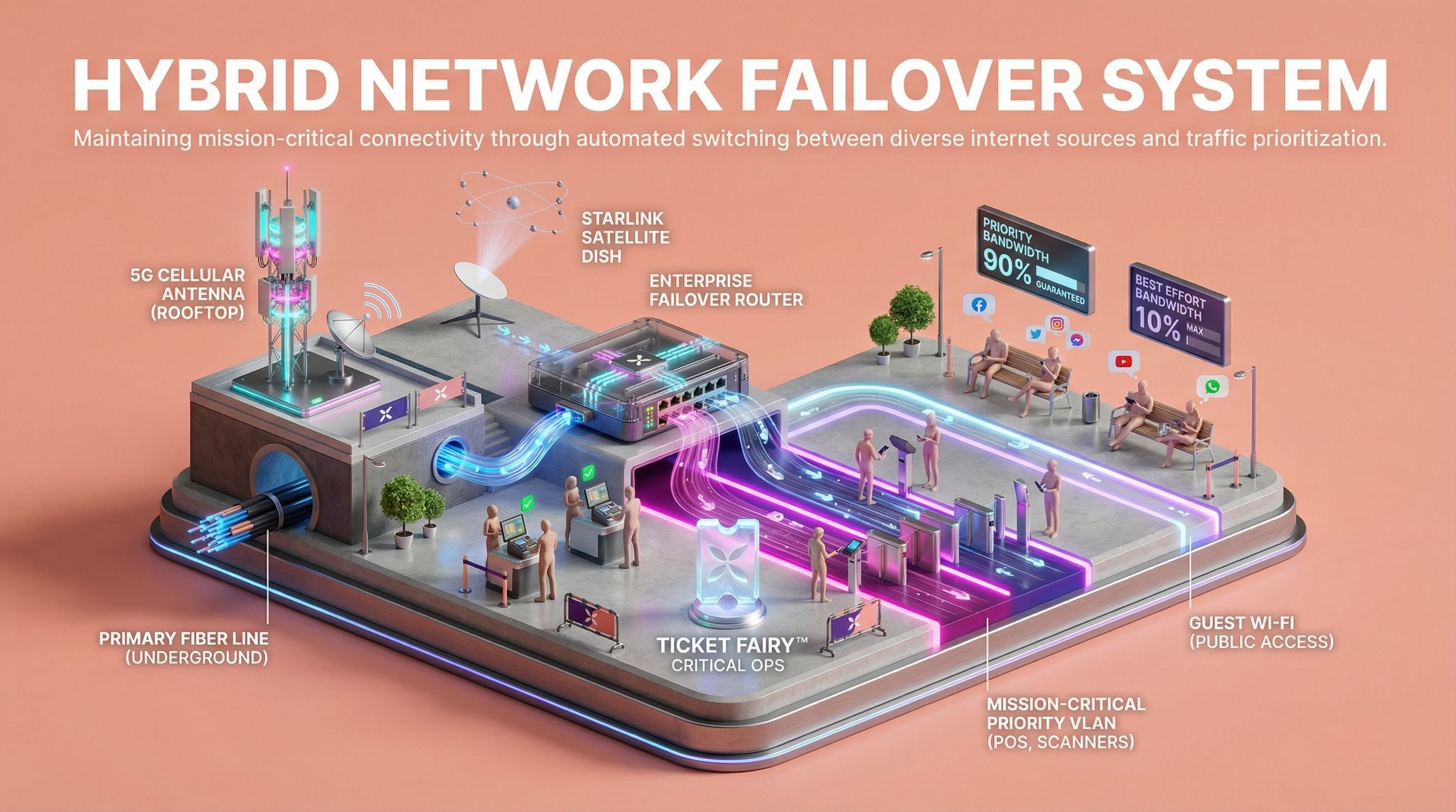 Hybrid Network Failover System