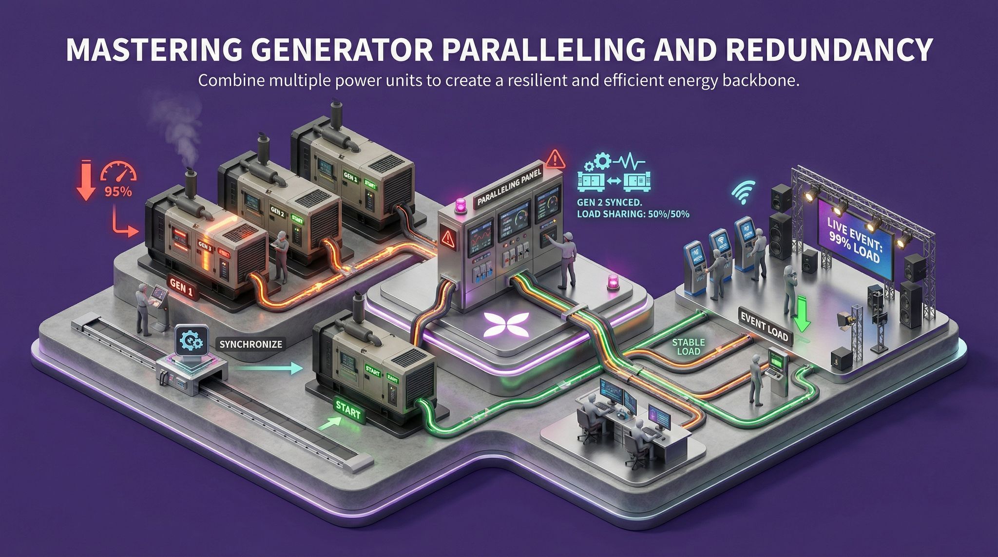 Mastering Generator Paralleling and Redundancy