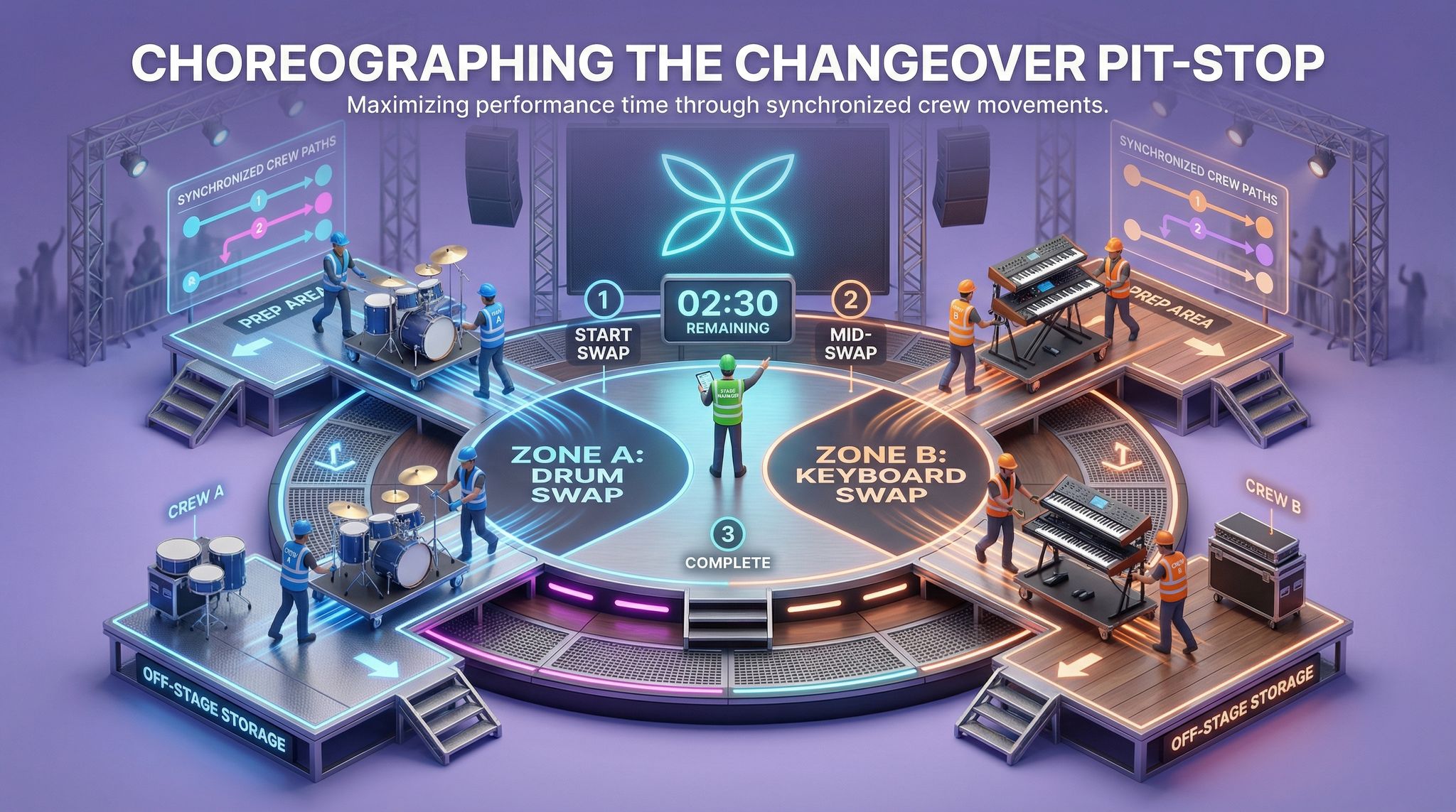 Choreographing the Changeover Pit-Stop
