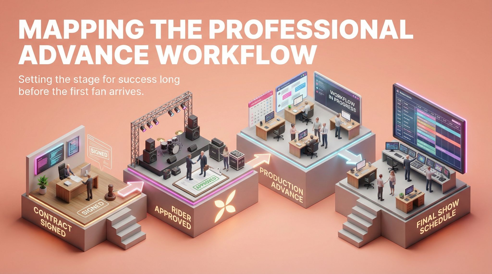 Mapping the Professional Advance Workflow