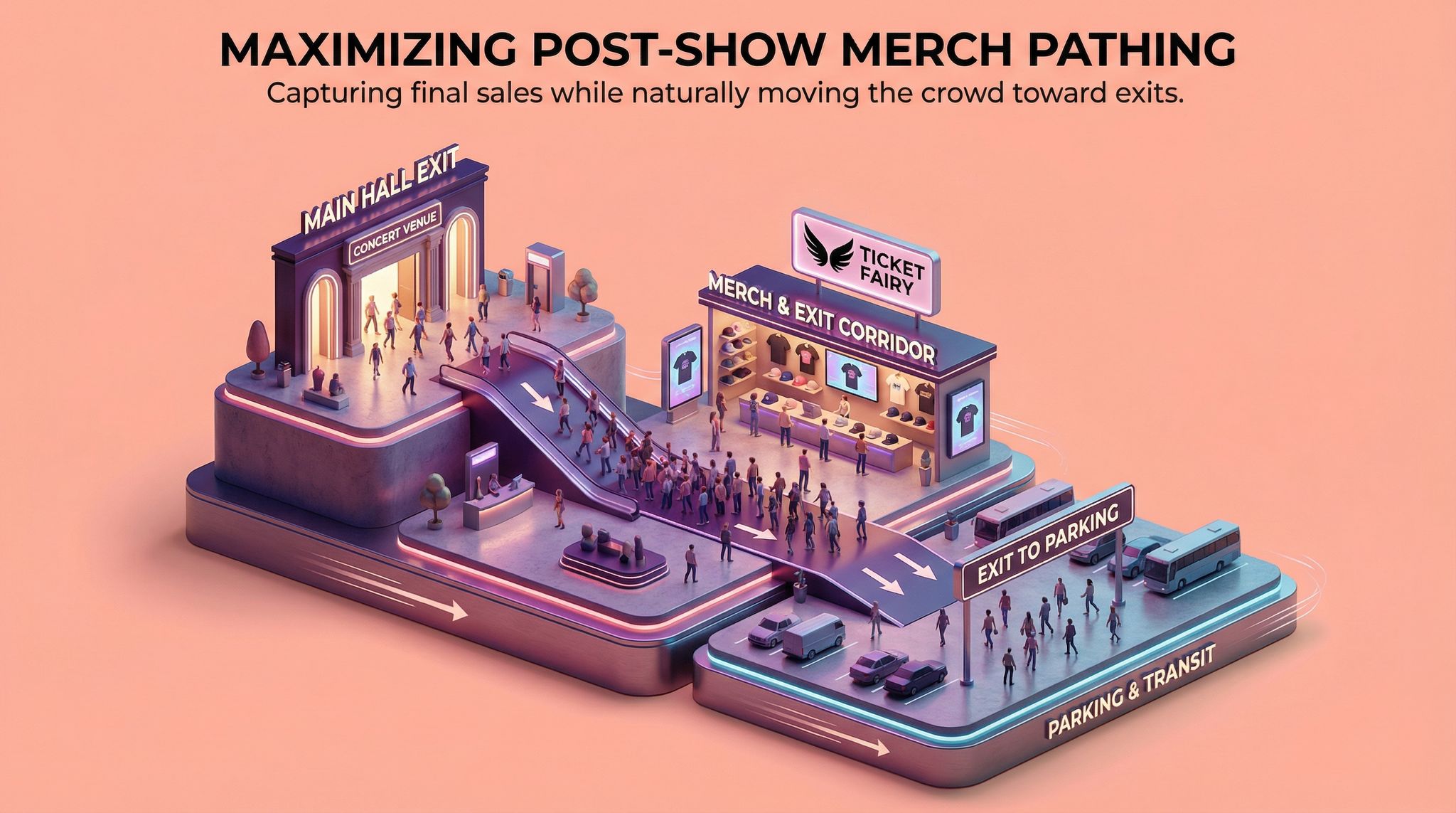 Maximizing Post-Show Merch Pathing