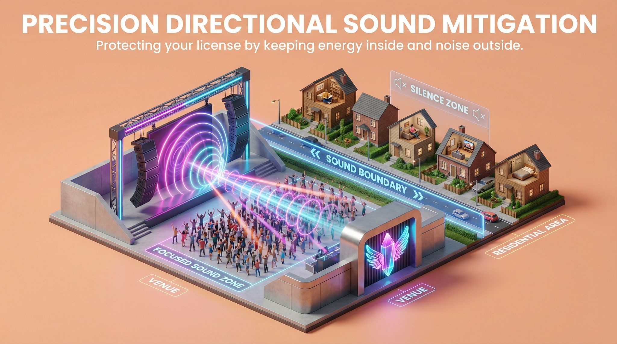 Precision Directional Sound Mitigation