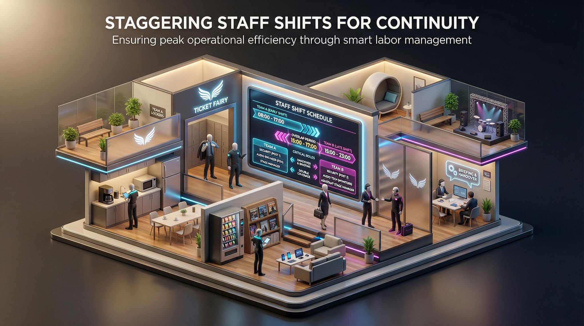 Staggering Staff Shifts for Continuity