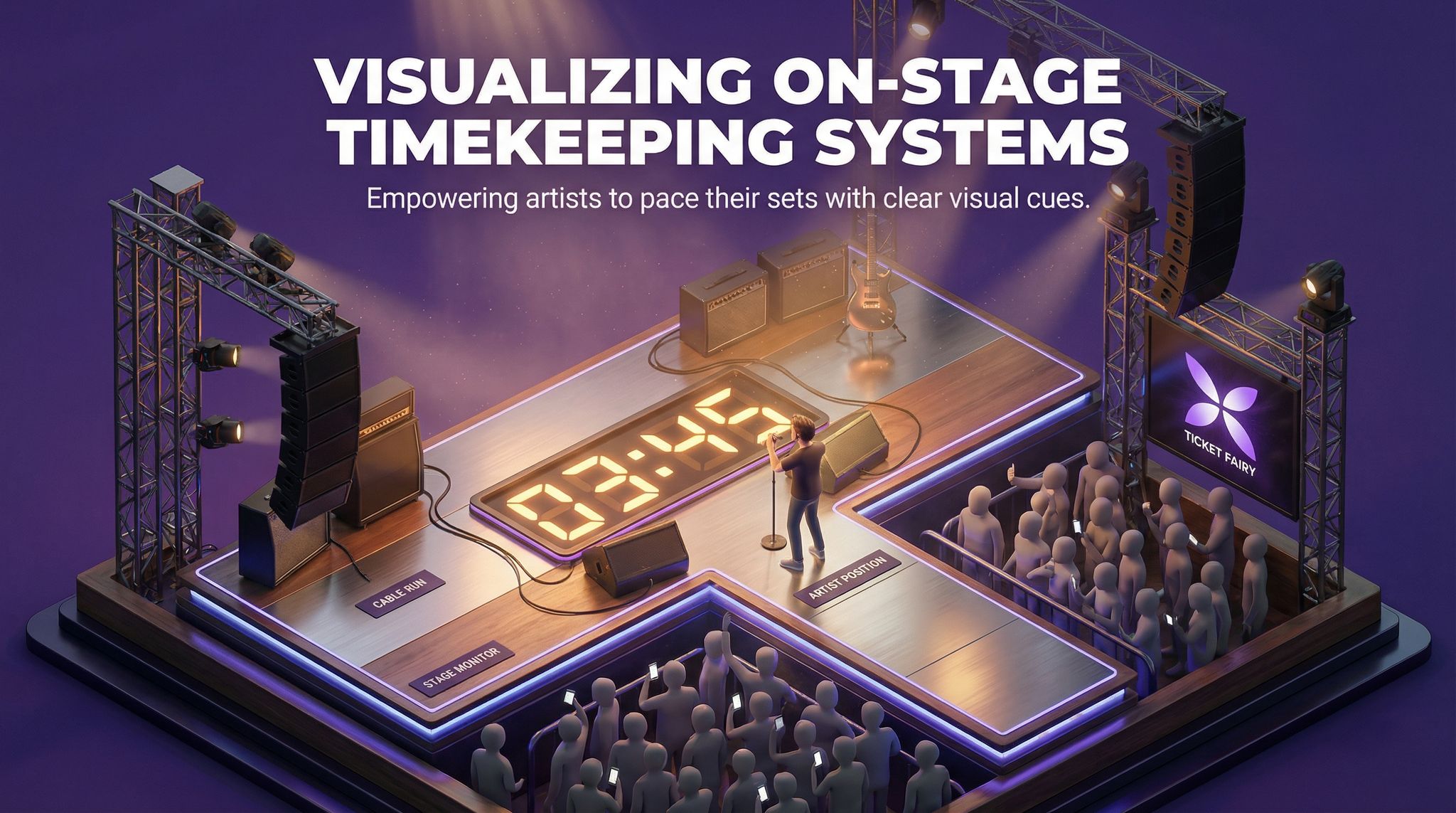 Visualizing On-Stage Timekeeping Systems